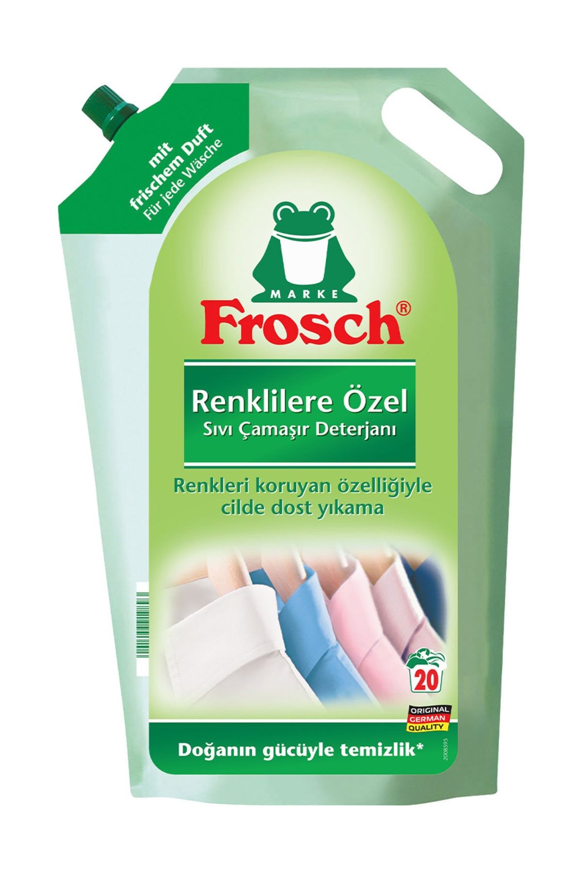 Frosch Sıvı Çamaşır Deterjanı Renkli 1.8 L