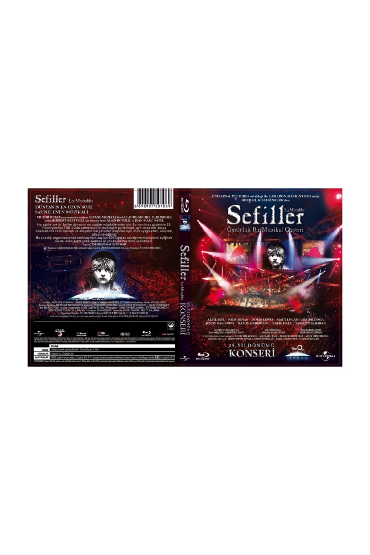 plakmarketi Blu Ray - Müzikal Les Miserables - Sefiller (25.yıl Dönümü Gösterisi)