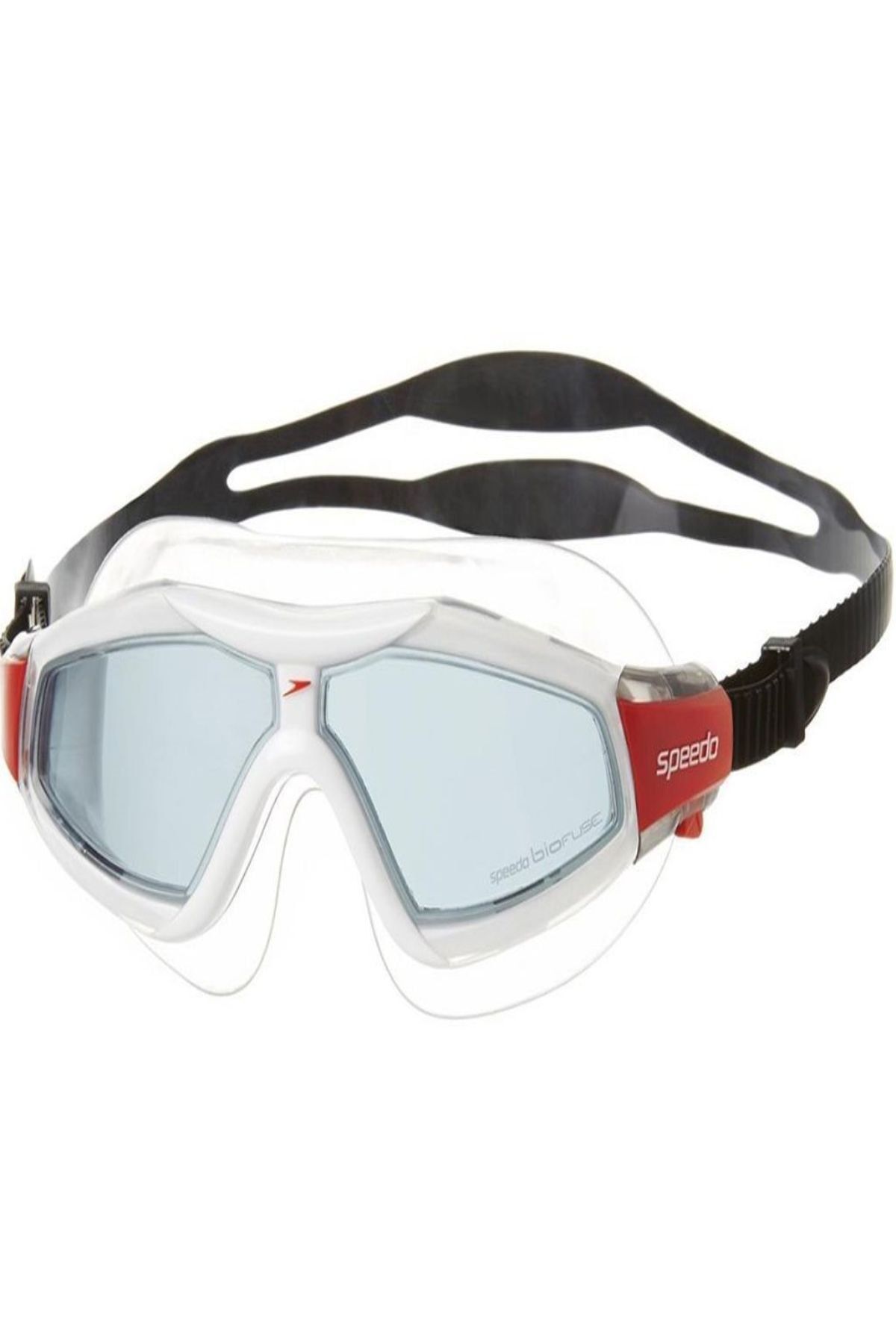 SPEEDO Rift Pro Yüzücü Maskesi - Kırmızı/Gri