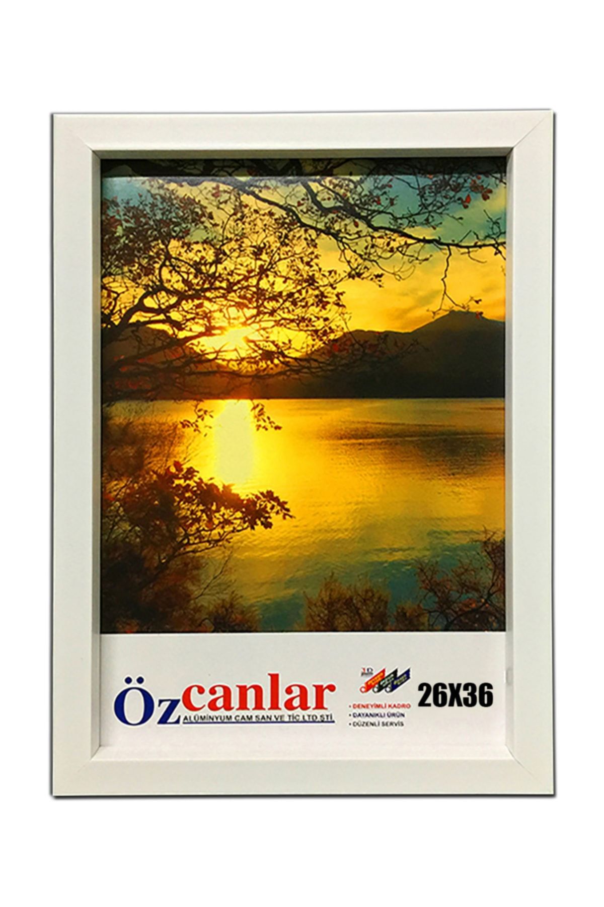 ÖZCANLAR ÇERÇEVE Hediyelik Çerçeve Ev Home Ofis Kişiye Özel Resim Çerçevesi Masaüstü 26x36