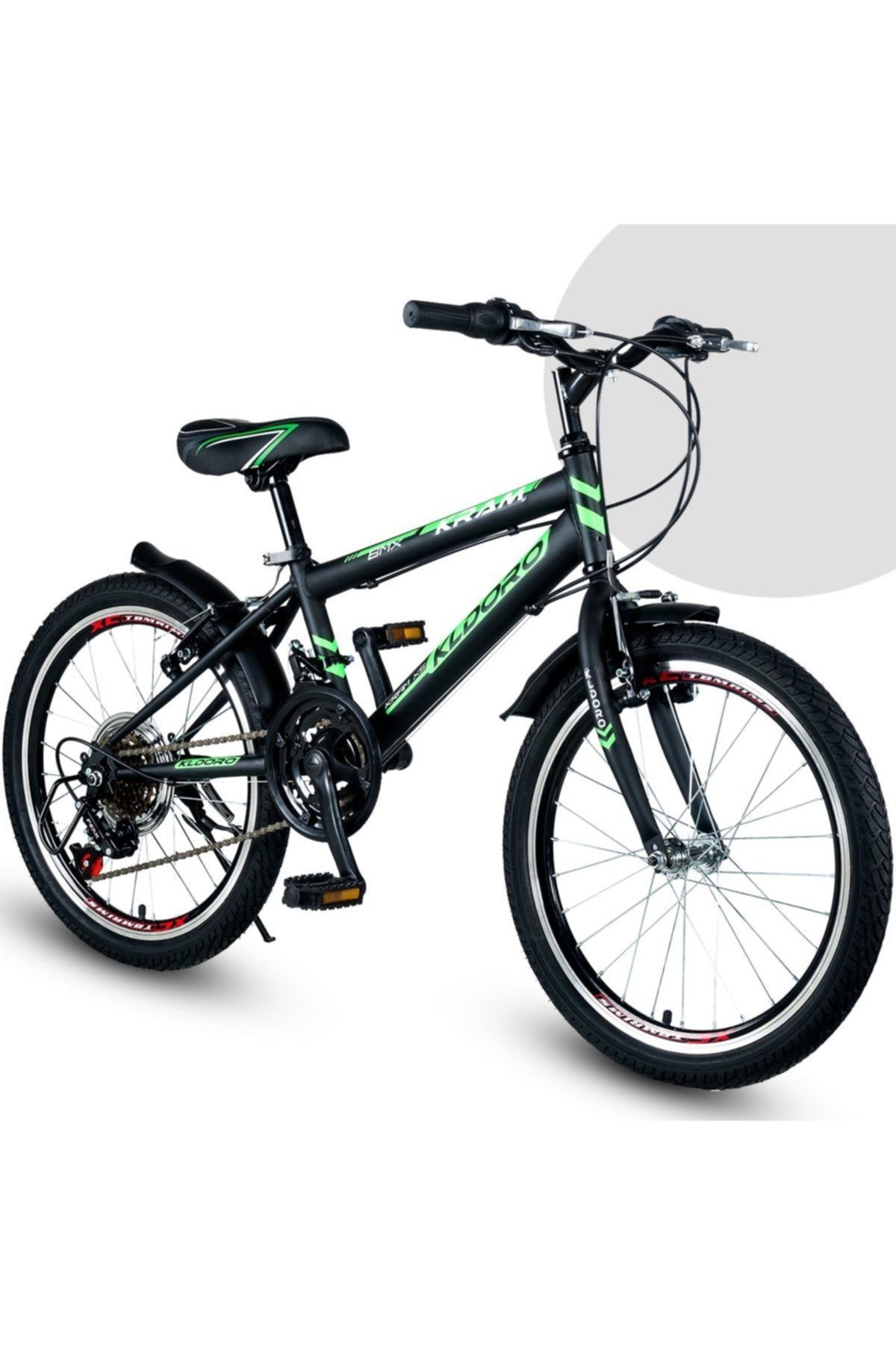Kldoro 2024  20 Jant Bisiklet 21 Vitesli Erkek Çocuk Bisikleti Yeşil