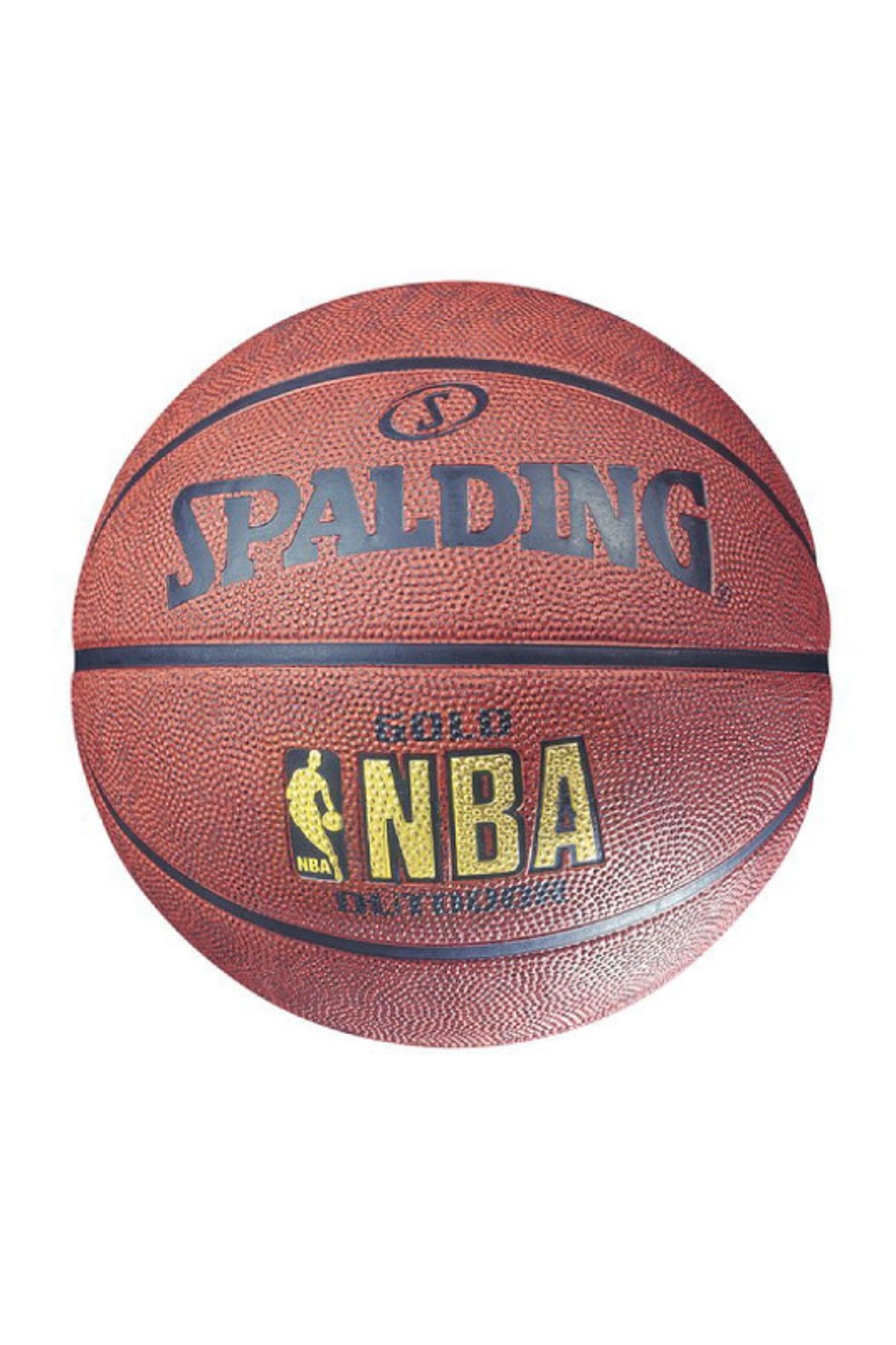 Spalding Basket Topu Nba Gold Outdoor Sz7 83-013Z (73-299) (63-760) TOPBSKSPA154