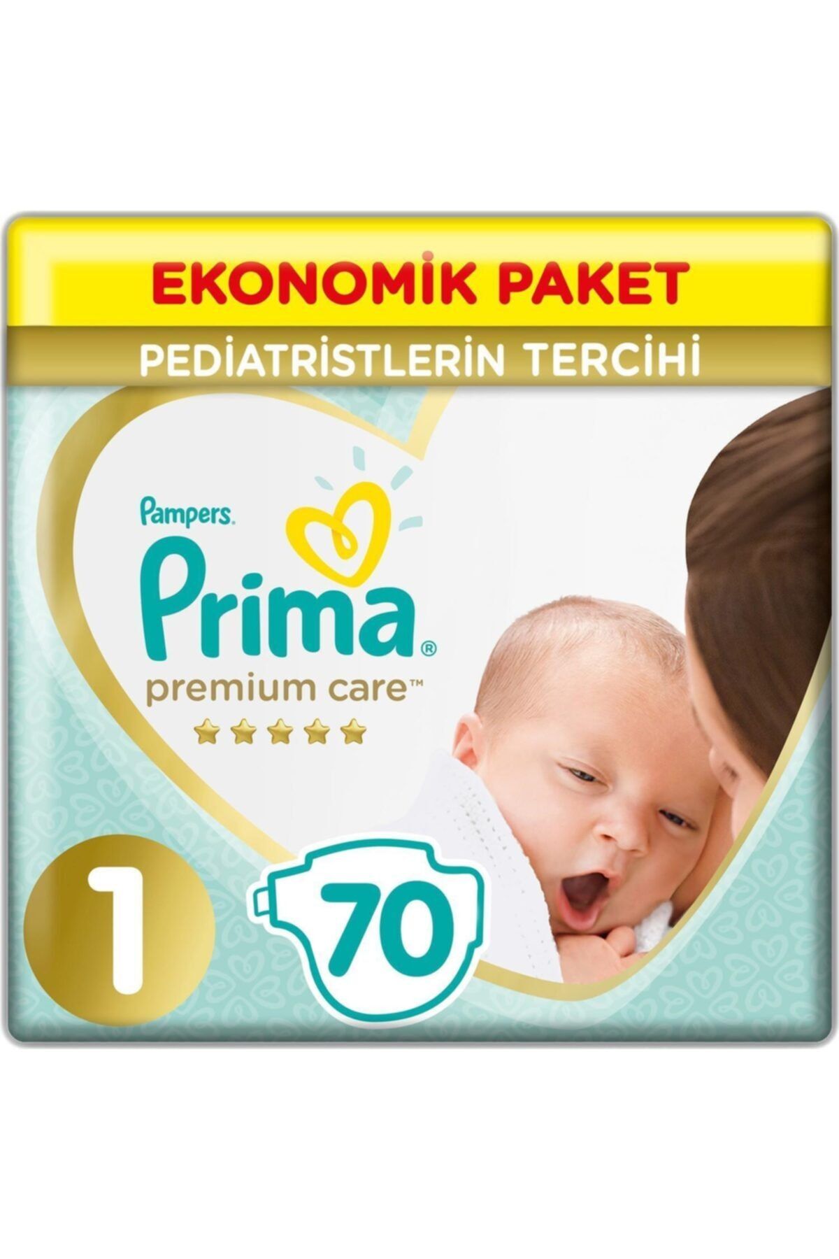 Alya Baby Kids Prima Premium Care Bebek Bezi Ekonomik Paket 1 Beden 70 Adet