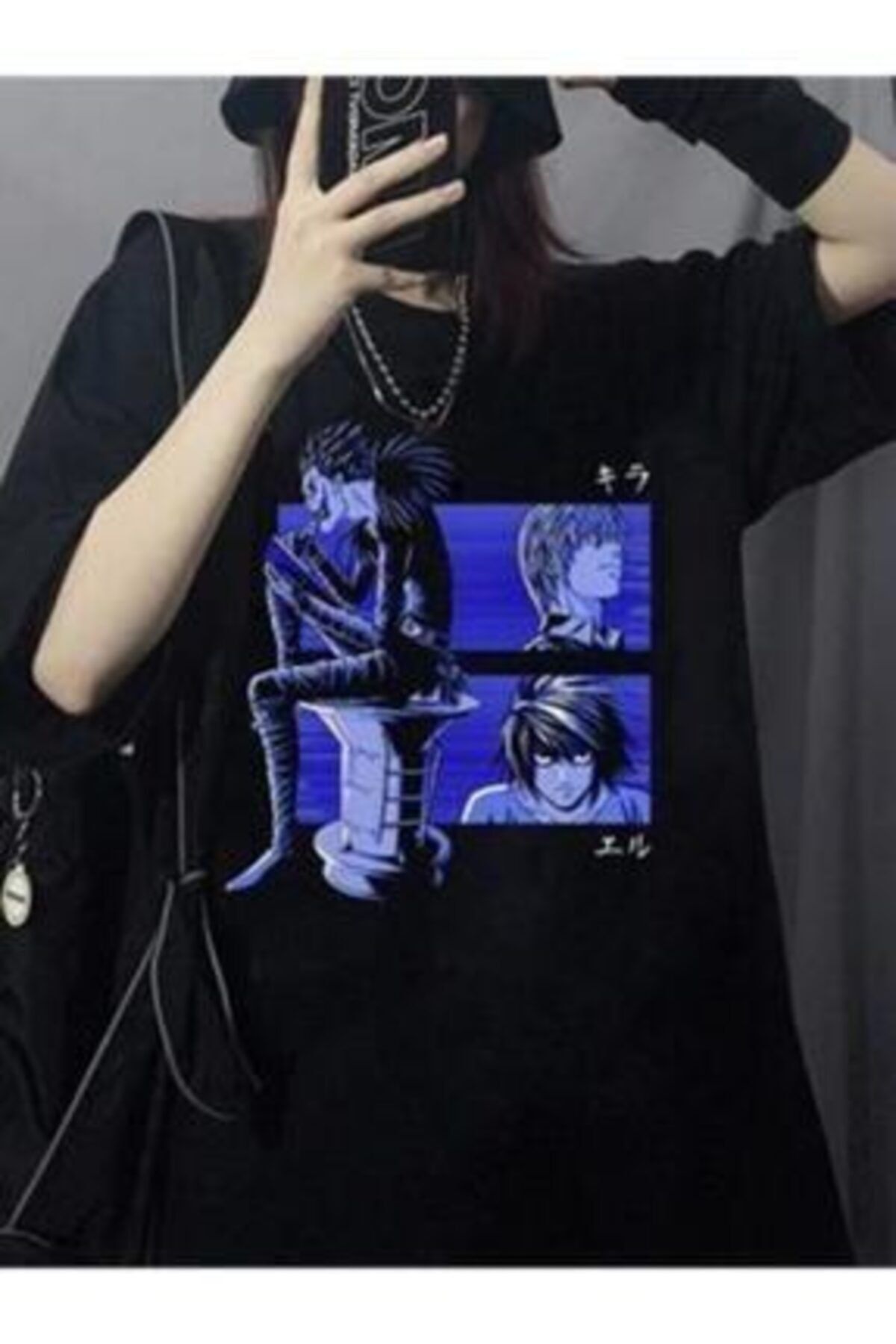 Gökhan Club Unisex Siyah Death Note Anime Tshirt