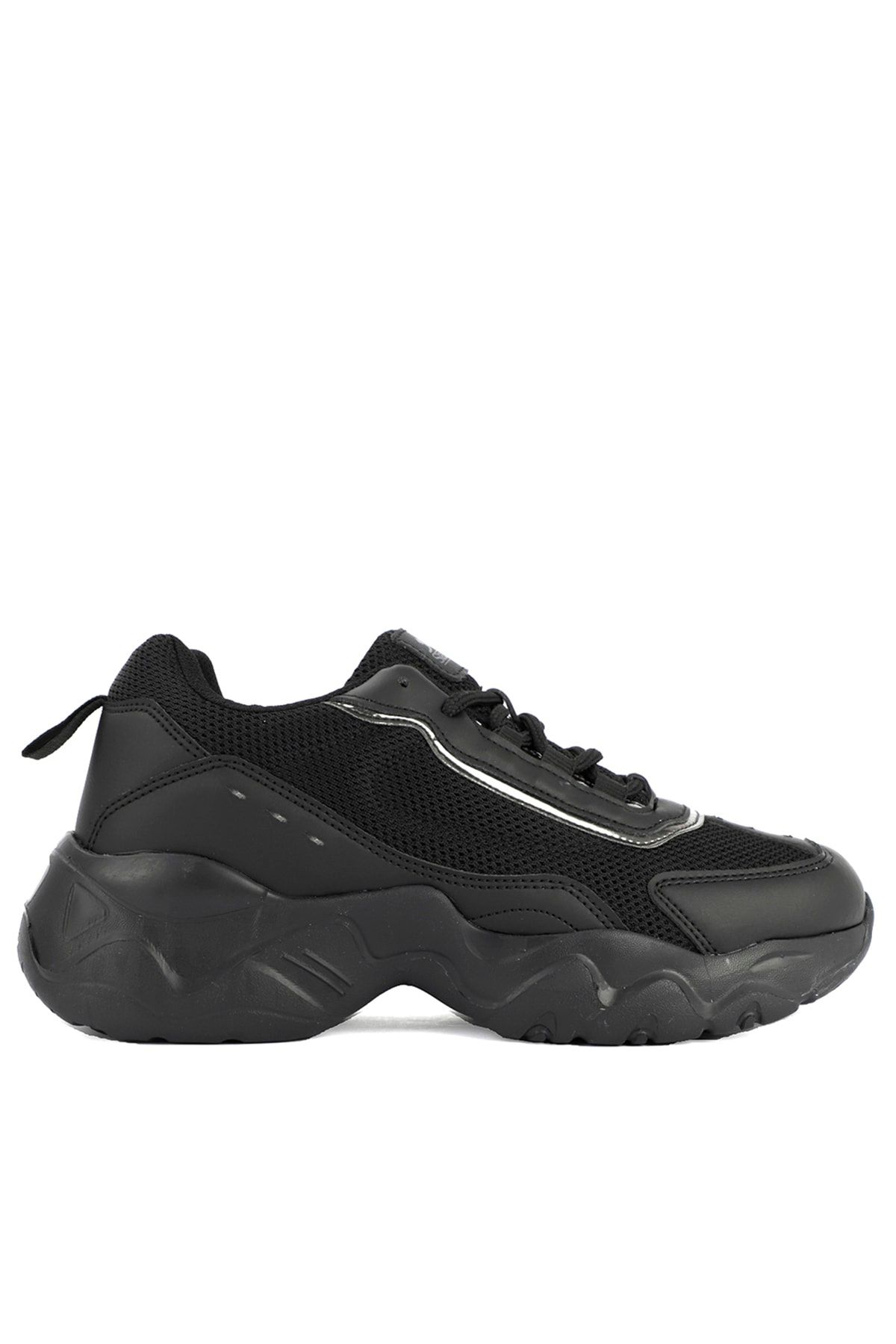 Slazenger Sofıa Sneaker Kadın Ayakkabı Siyah / Siyah Sa11lk045