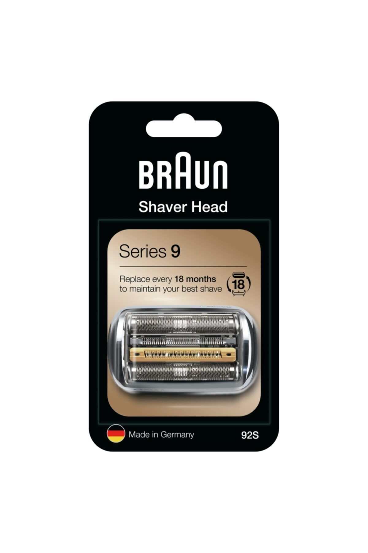 Braun 9 Serisi Tıraş Makinesi Yedek Başlığı 92s (gümüş)