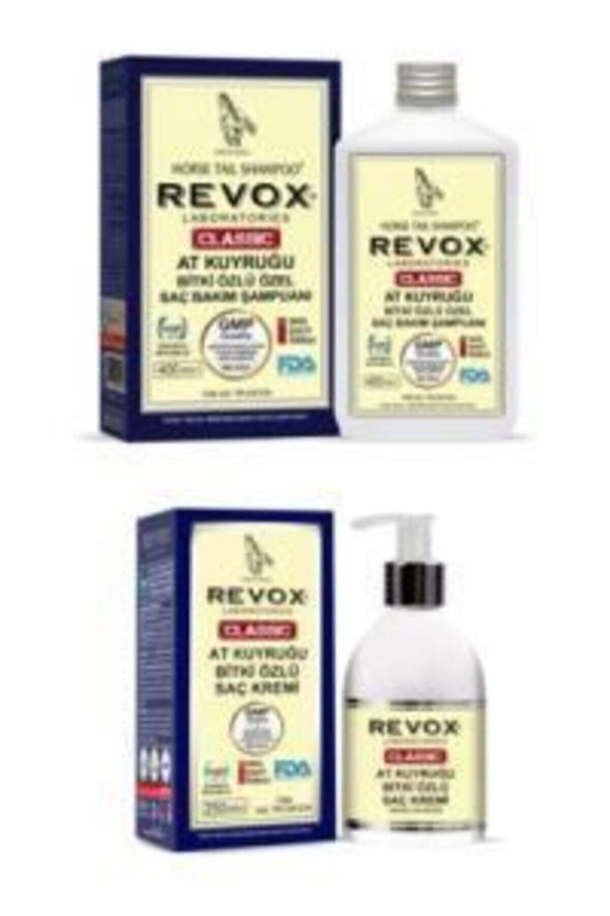 Revox Saç Dökülmesini Engelleyen At Kuyruğu Bitki Özlü Şampuan Ve Saç Kremi 2' Li Set