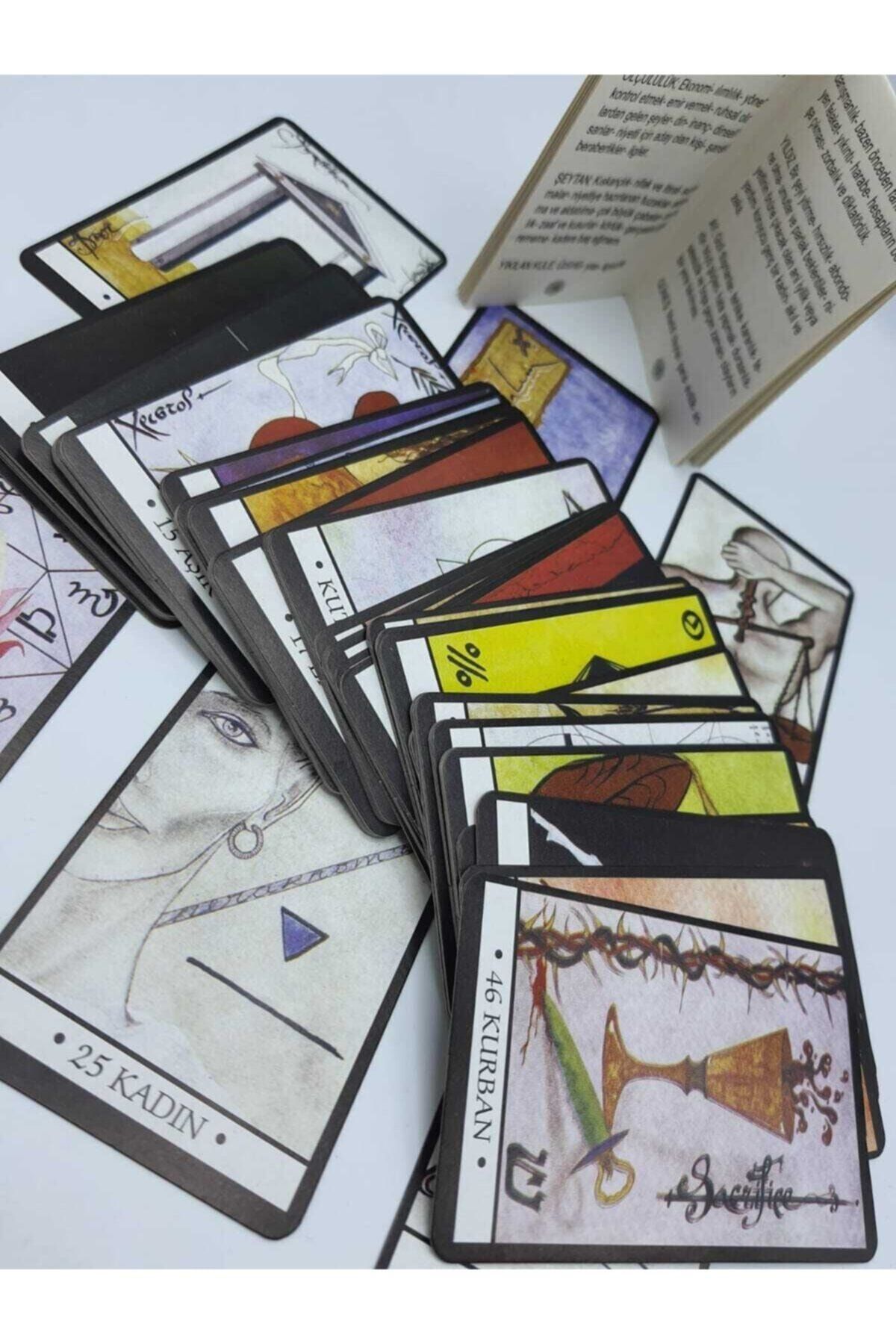 DÜKKAN DESİGN Tarot Kartları- 78 Kart Ve Tarot Kitabı