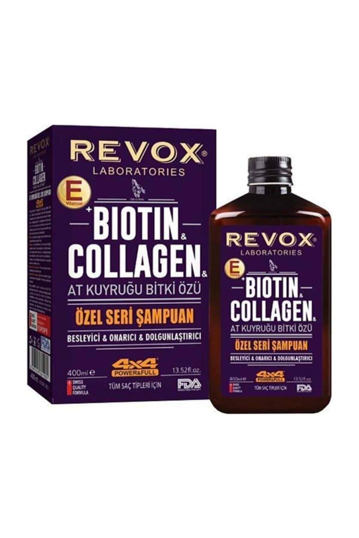 Revox At Kuyruğu Bitki Özü Biotin Collagen Özel Seri Şampuan 400 Ml
