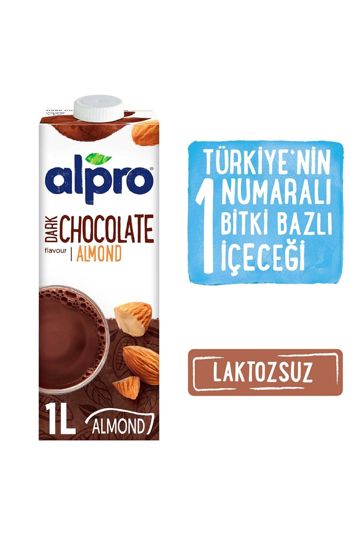 Alpro Bitter Çikolata Badem İçeceği 1 LT