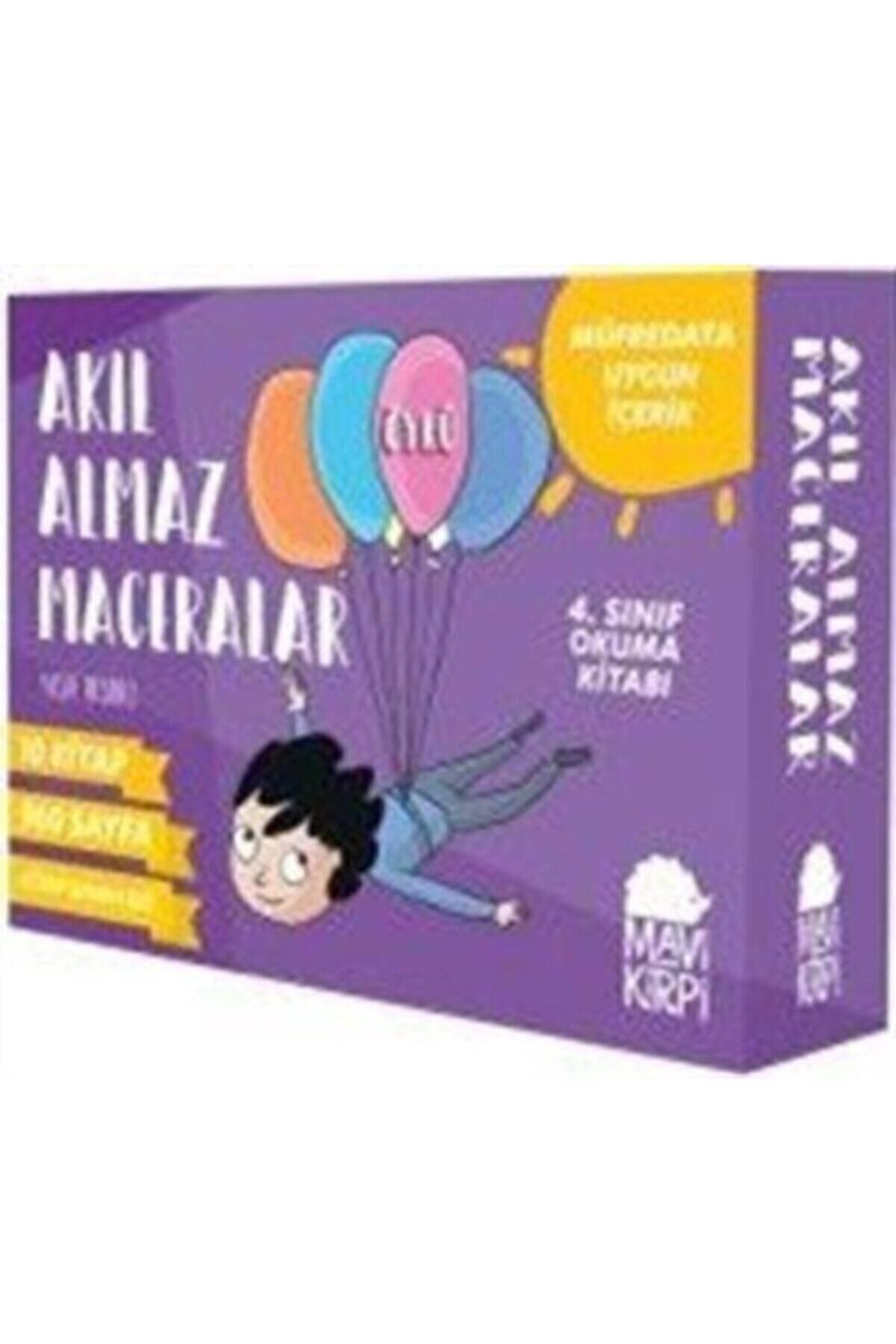 Mavi Kirpi Akıl Almaz Maceralar 4. Sınıf Okuma Seti (10 Kitap)