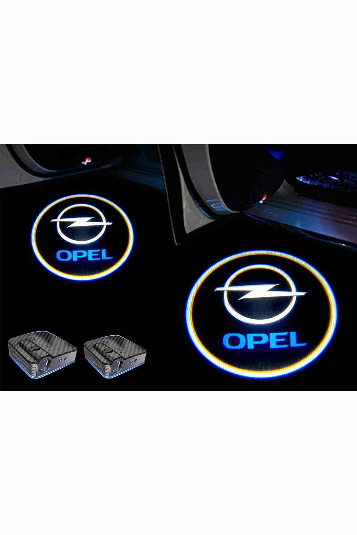 Sm Motors Opel Araçlar Için Pilli Yapıştırmalı Kapı Altı Led Logo