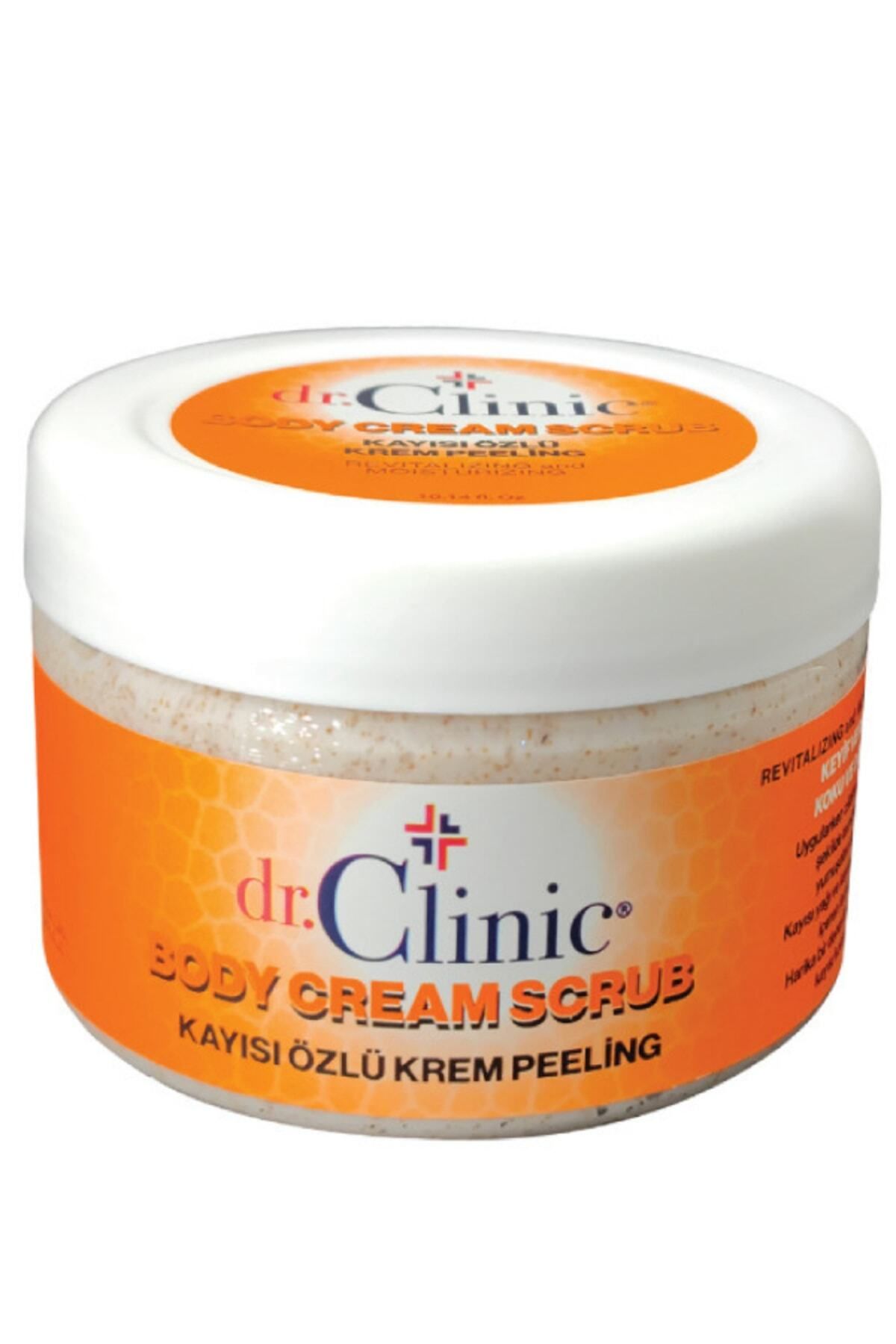 Dr. Clinic Kayısı Özlü Krem Peeling (300 Ml) Body Cream Scrub
