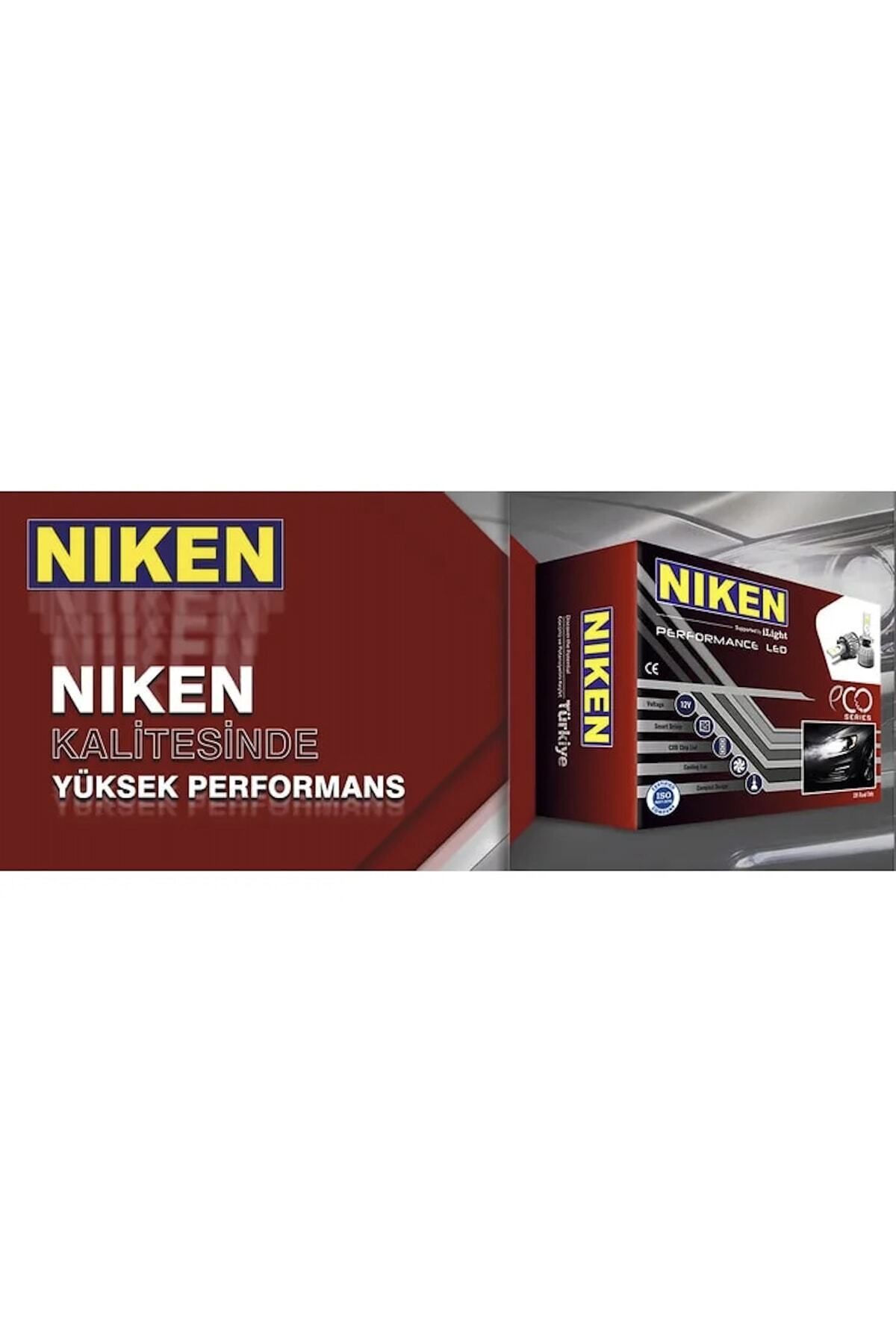 Niken Eco Serisi 12.000 Lümen /h7 / H4 / H11 / H1 / H10 / 9005 / 9006 Led Xenon Far Ampulu