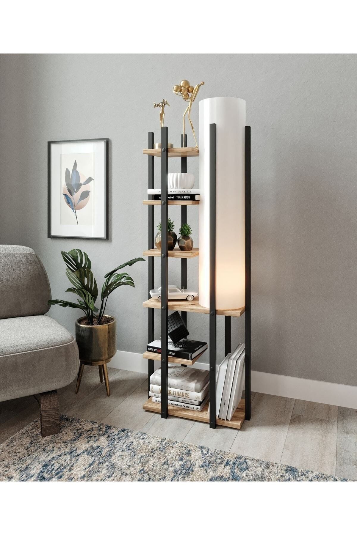 OLEA HOME Moda Dor Kitaplıklı Lambader