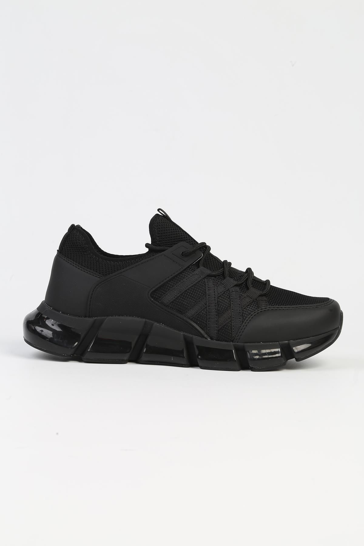 Pierre Cardin ® | PC-31419 - 34152 Siyah Gri - Erkek Spor Ayakkabı