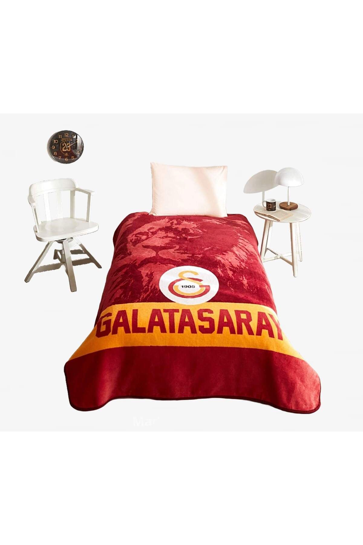 Taç Galatasaray Aslan Tek Kişilik Kışlık Battaniye