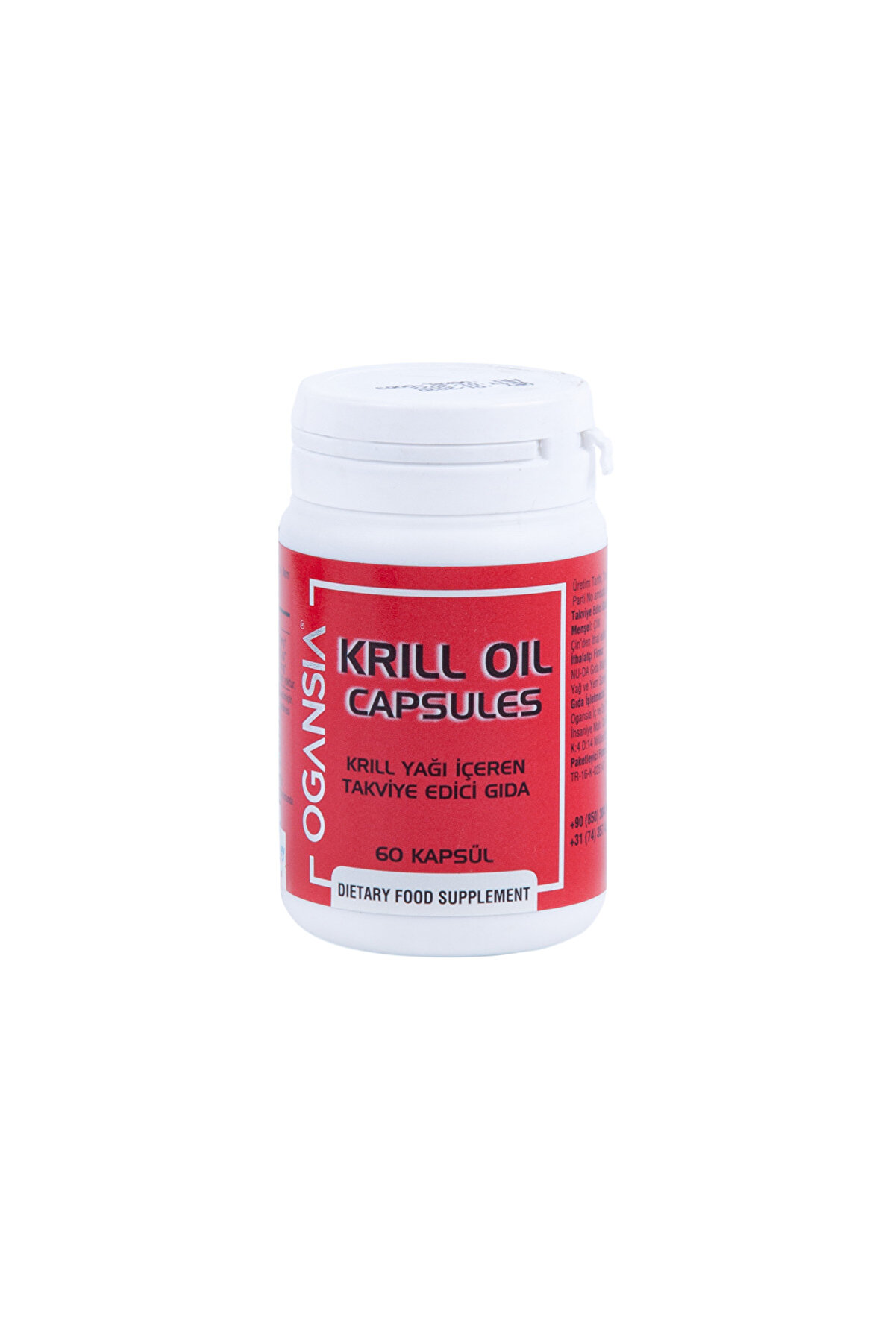 Ogansia Krill Oil 60 Kapsül Krill Oil Yağı