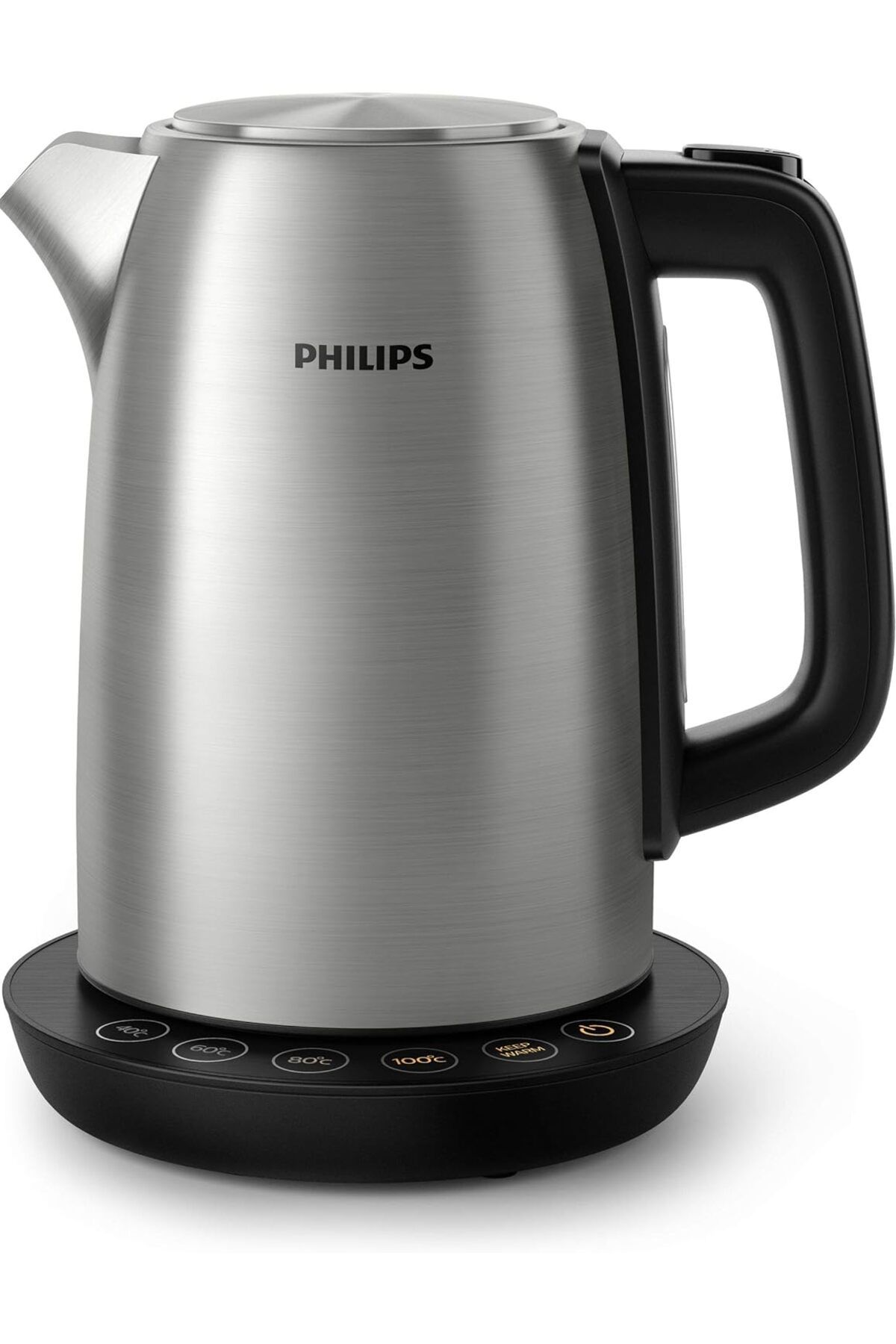 Philips su ısıtıcısı HD9359/90, paslanmaz çelik,2200 Watt, 1,7 litre, sıcak tutma