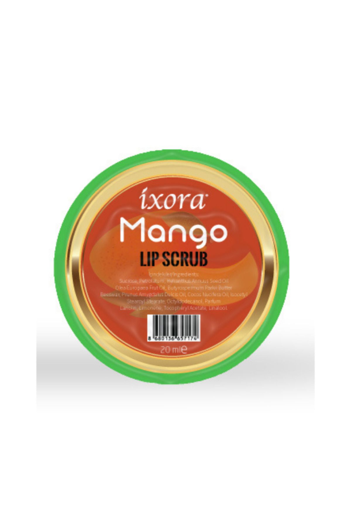 Ixora Mango Özlü Dudak Kremi ve Peelingi Lip Scrub 20 ml