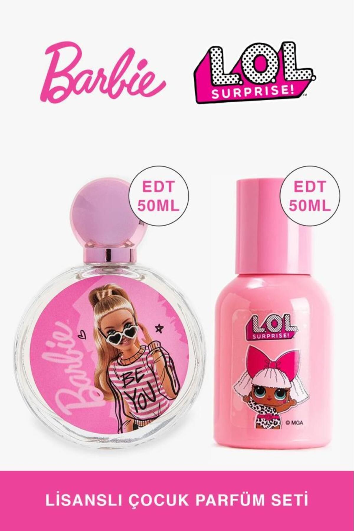 Barbie -Disney Kız Çocuk Parfüm Seti