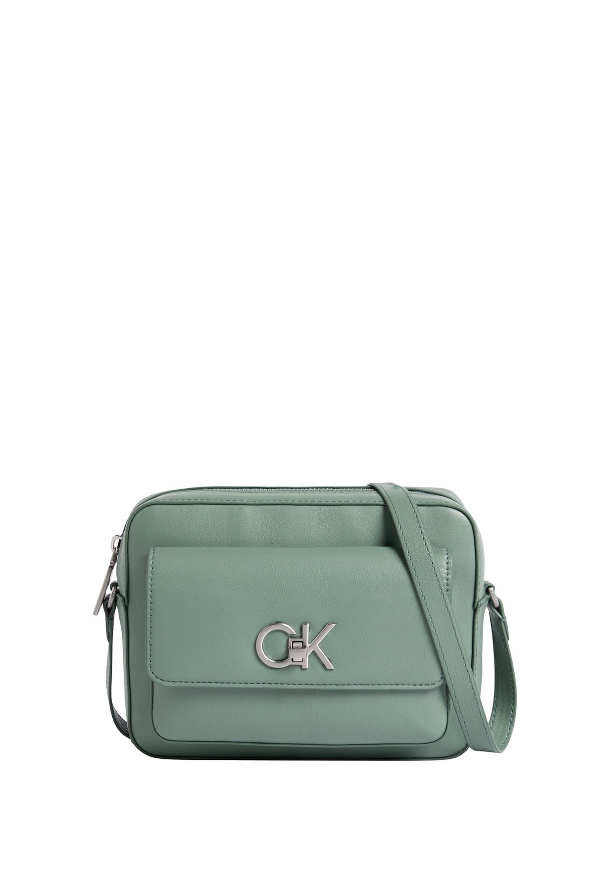 Calvin Klein Yeşil Kadın 16x20,5x5 Çapraz Çanta K60K611083