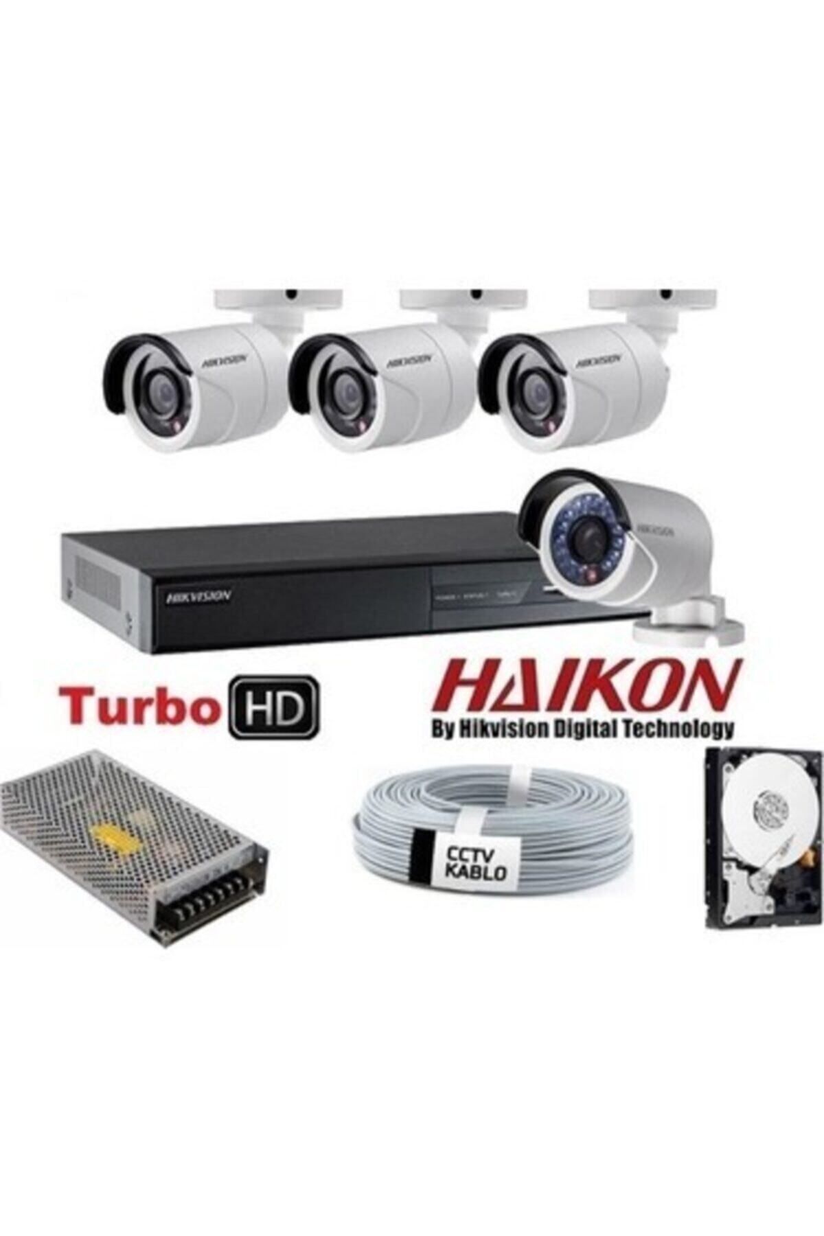 Hikvision 4lü Kamera Set