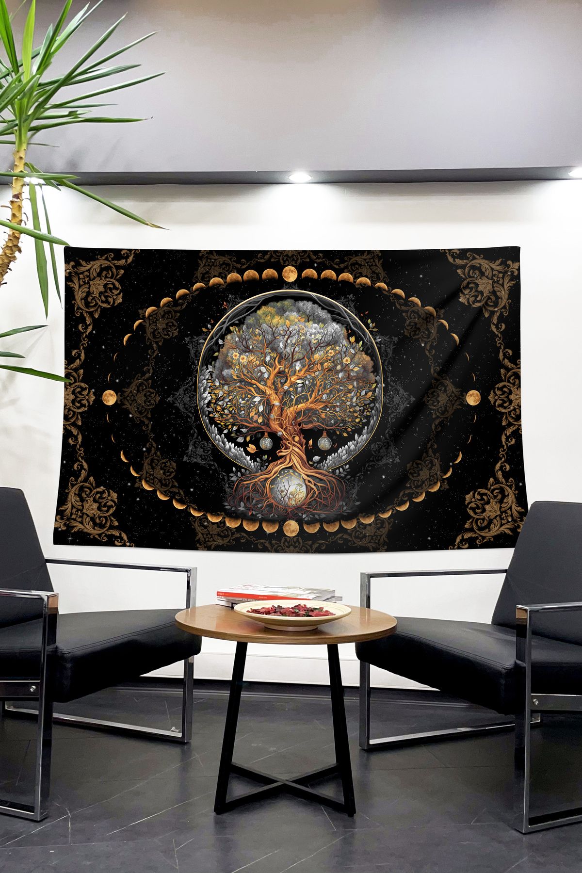 Dokumio Sonsuz Rüyaların Peşinde: Rüya Ağacı ile Sonsuzluğa Yolculuk! Duvar Örtüsü Duvar Halısı Tapestry