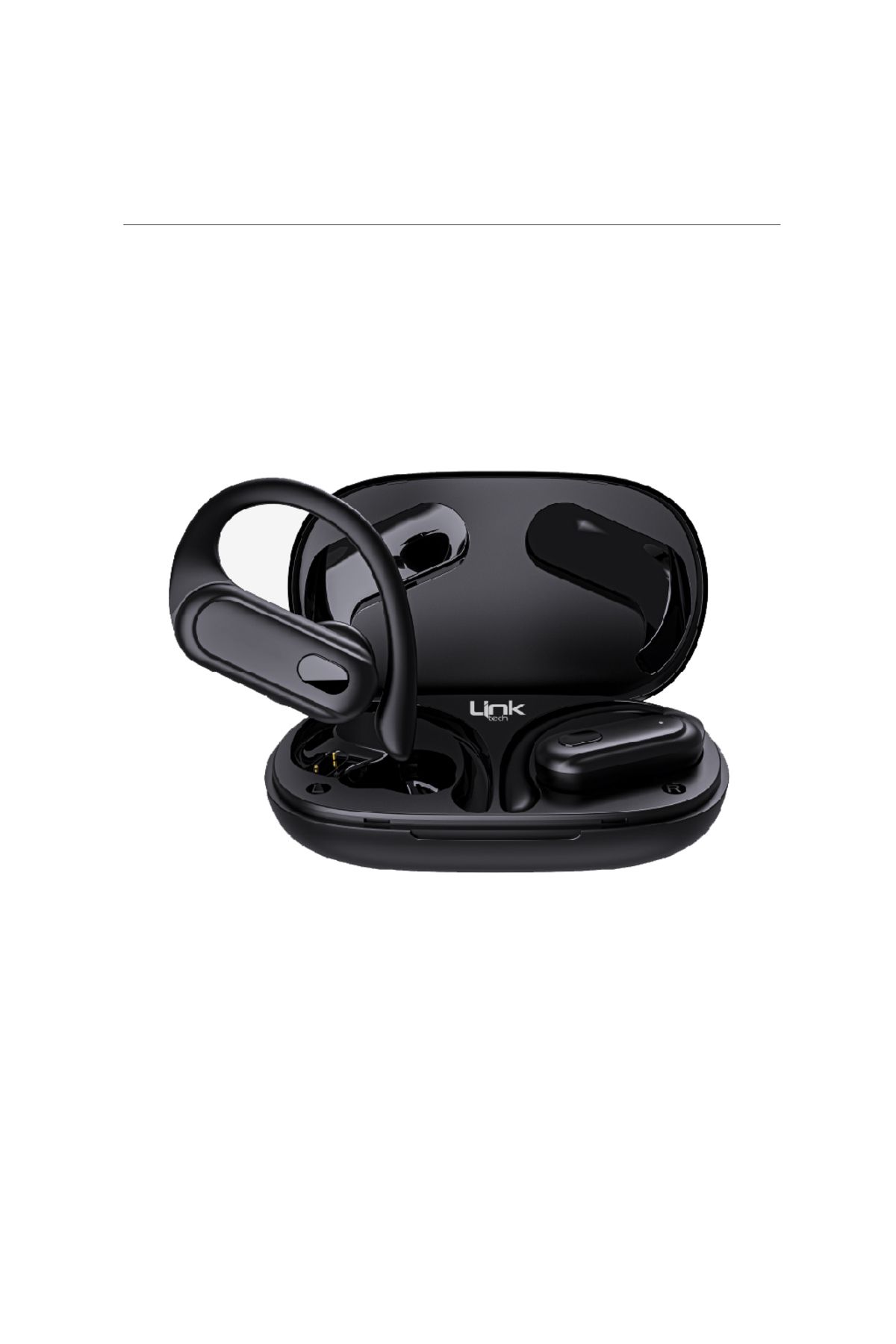 Linktech Link Tech S28 Tws Spor Kancalı Bluetooth Kulaklık Siyah