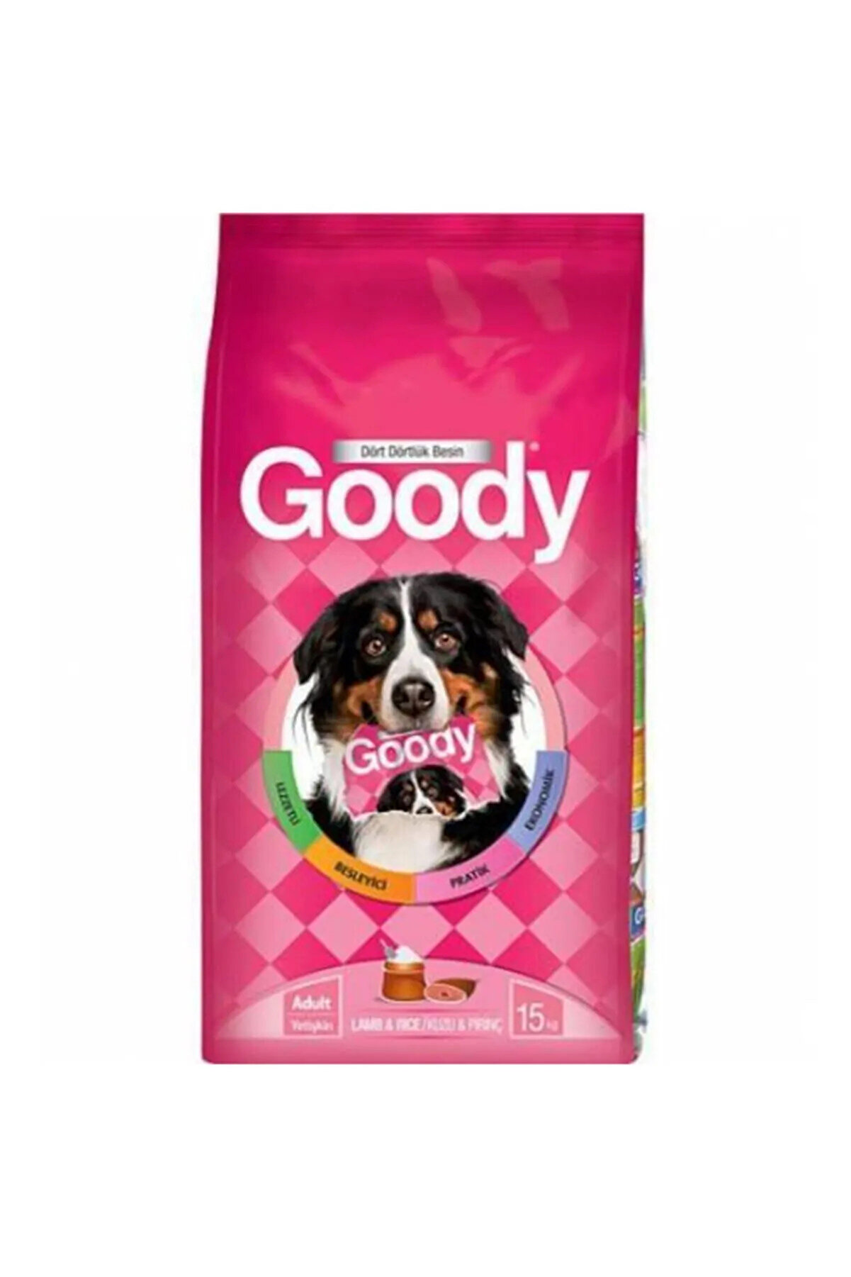 Goody Kuzu Etli&pirinçli Yetişkin Köpek Maması 15 Kg
