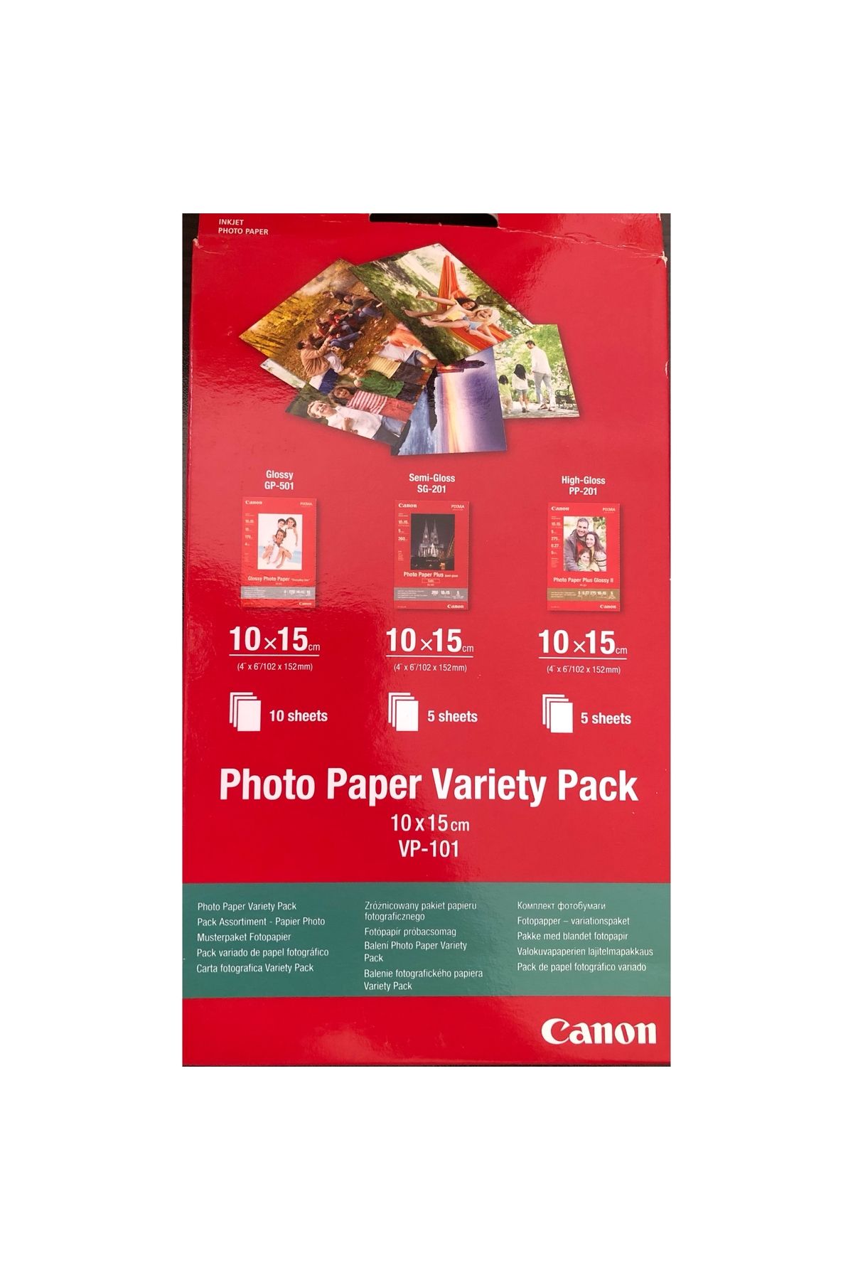 Canon VP-101 10X15 Orijinal Canon Parlak Fotoğraf Kağıdı