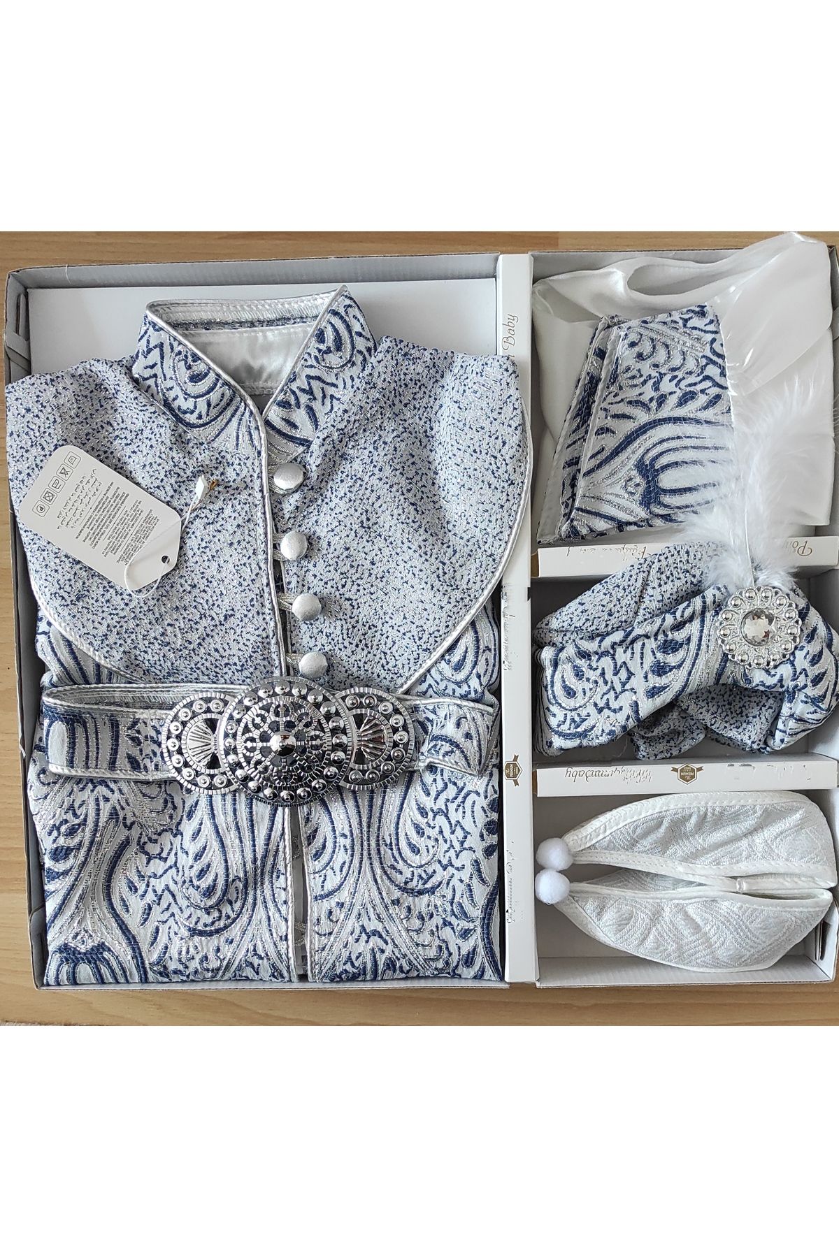 aykor tekstil Bebek Şehzade Sünnet ve Mevlüt Kıyafeti 6-10 kg