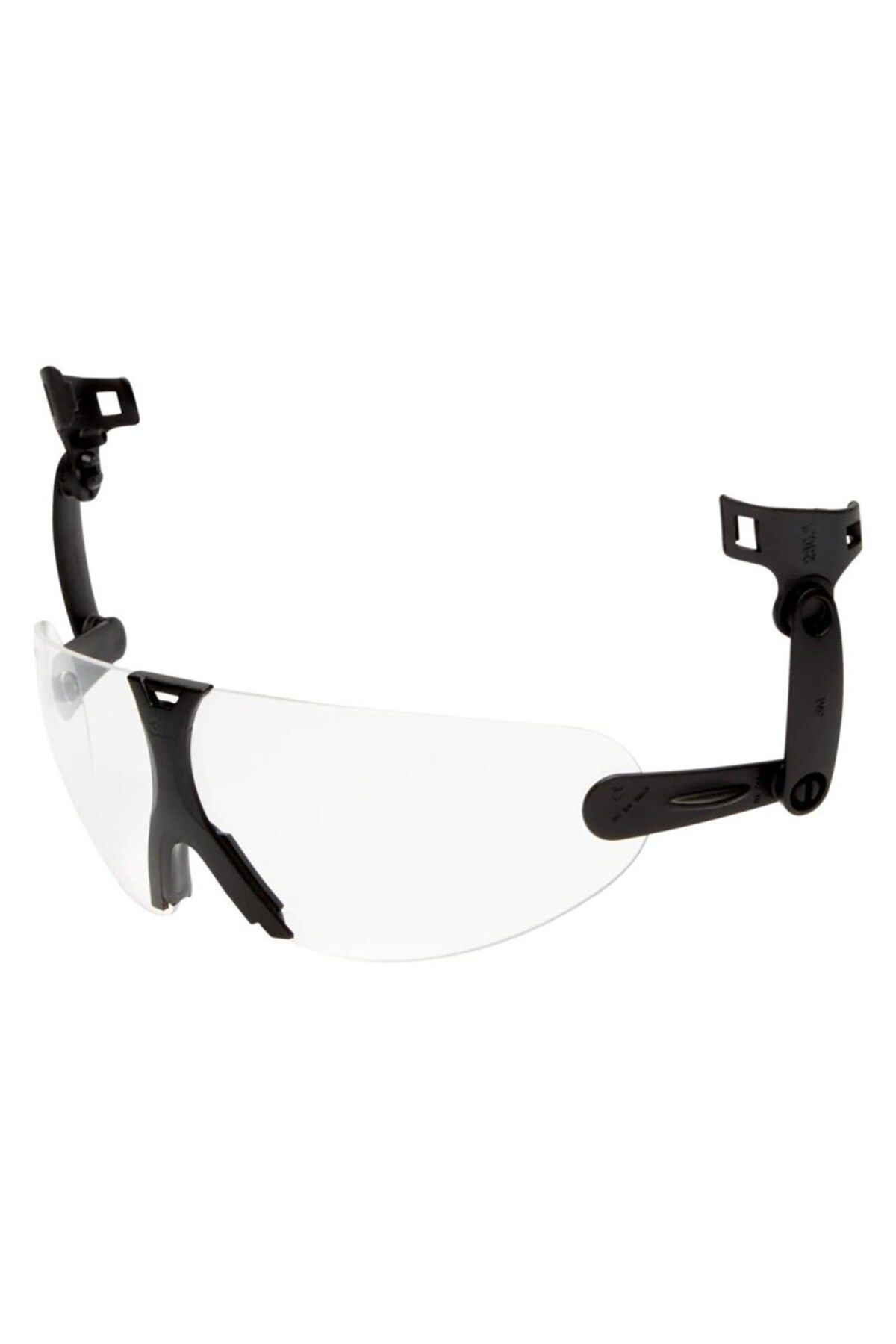 3M V9C Laboratuvar Gözlüğü Barete Monte Edilebilir Şeffaf Polikarbonat Koruyucu Gözlük