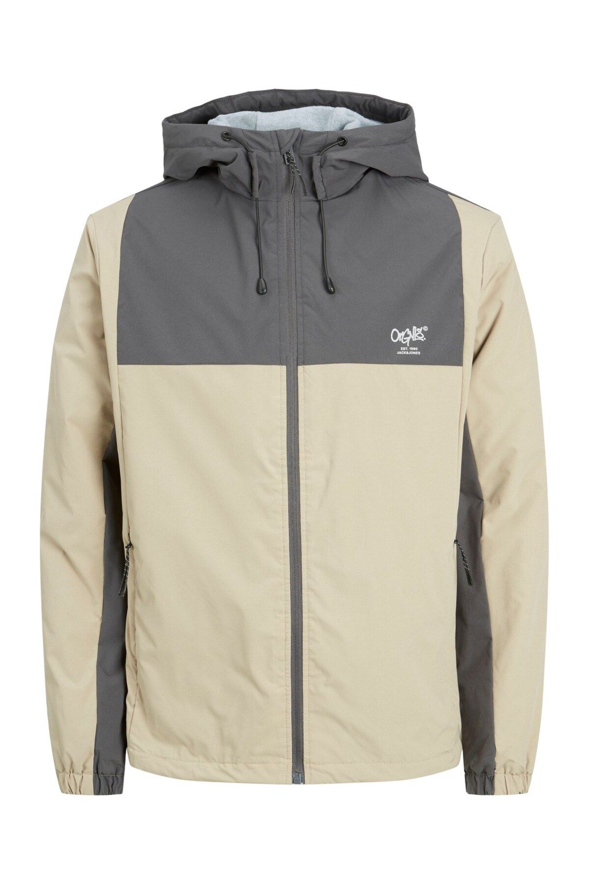 Jack & Jones Jack&Jones Kapüşonlu Softshell Asfalt Erkek Mont 12238877