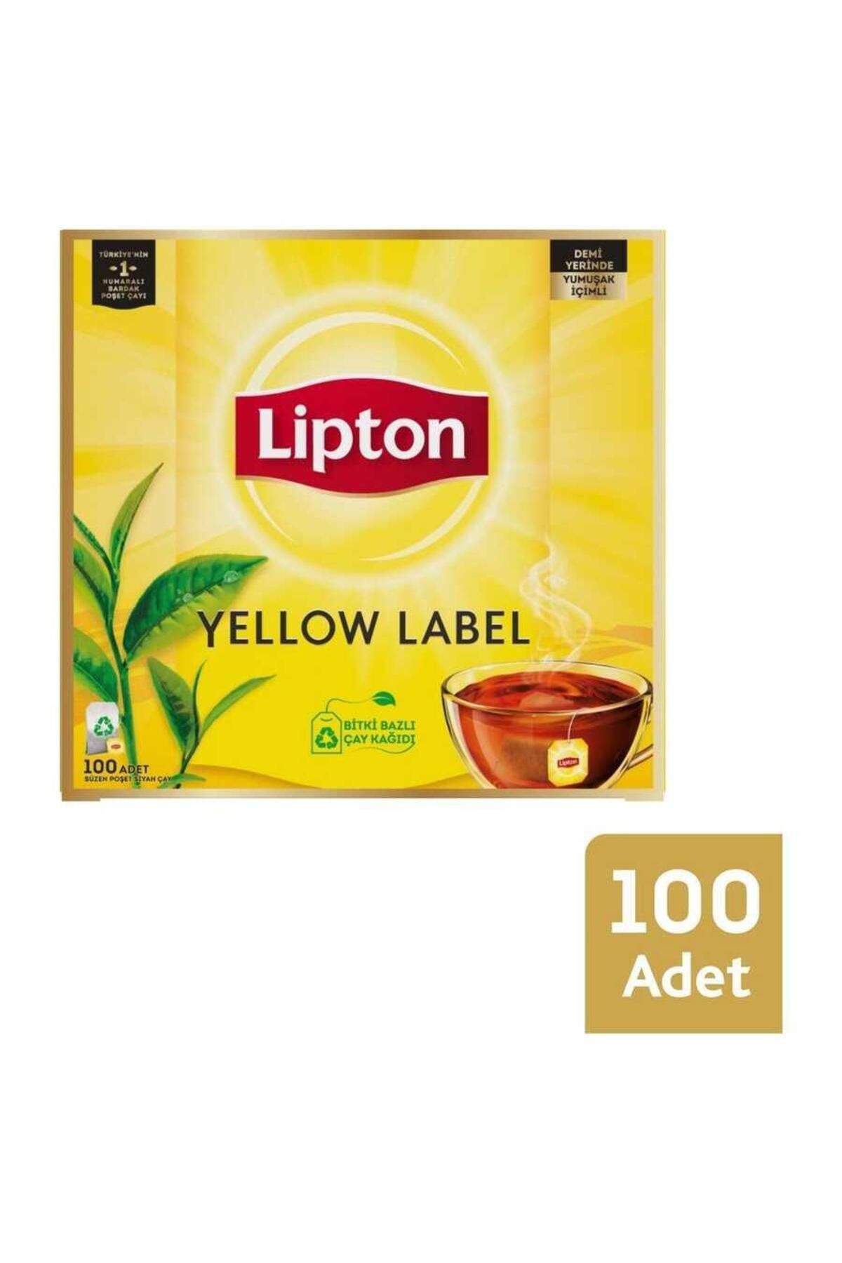 Lipton Fs Yellow Label Bardak Poşet Çay 100lü 2 Adet