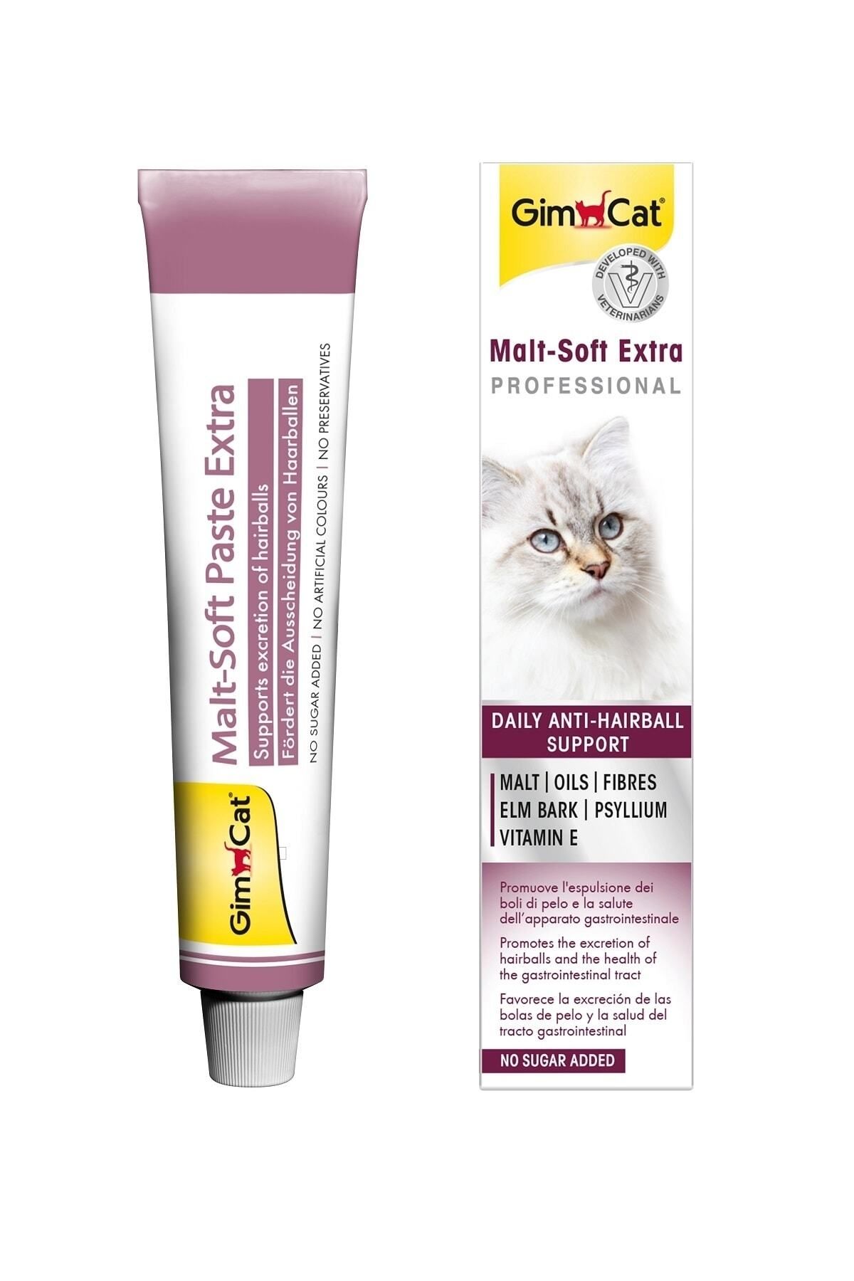 Gimcat Malt Soft Extra Tüy Yumağı Önleyici Kedi Macunu 20 gr