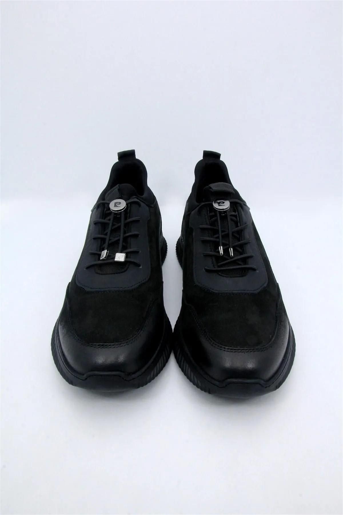Pierre Cardin 77649 Siyah Nubuk Erkek Casual Ayakkabı