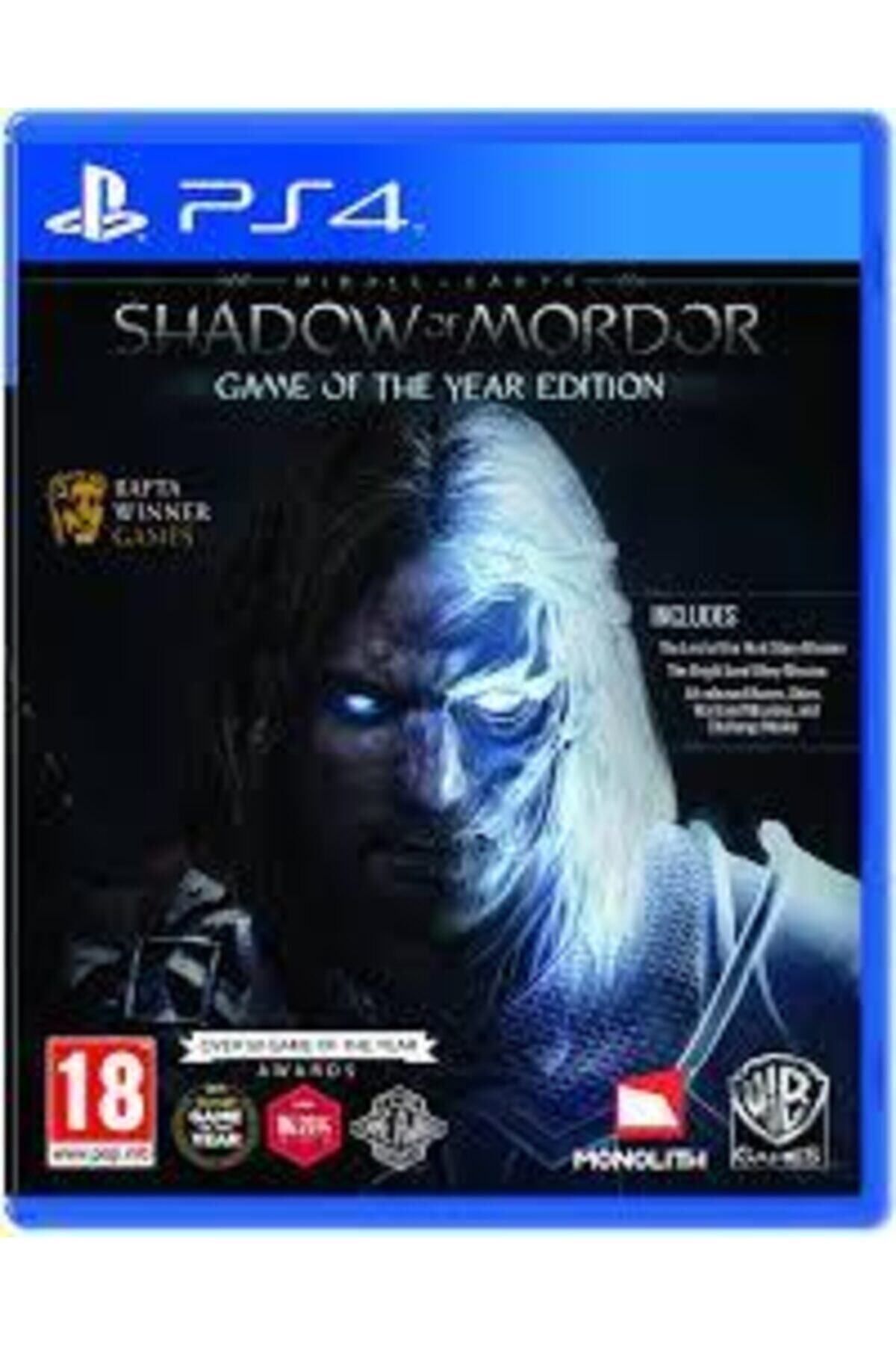 Wb Games Ps4 Shadow Of Mordor Game Of Year Edition - Orjinal Oyun - Sıfır Jelatin