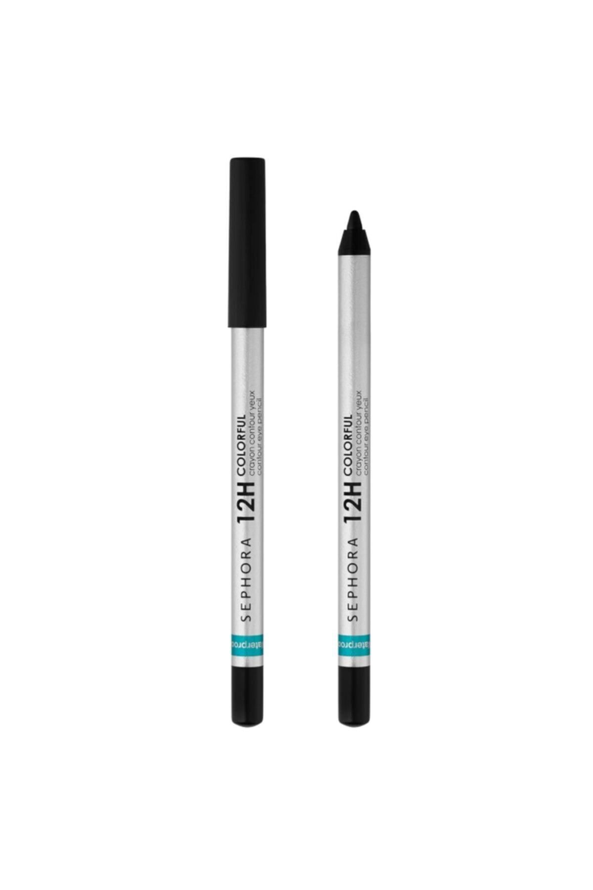 Sephora Crayon Contour Yeux 12h Waterproof Color 01 Black Lace
