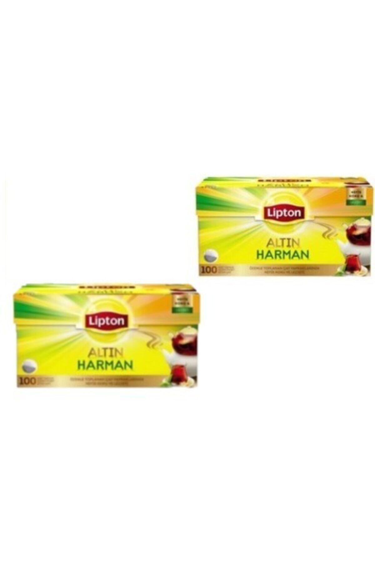 Lipton Altın Harman Demlik Poşet Çay 100'lü 2 Paket