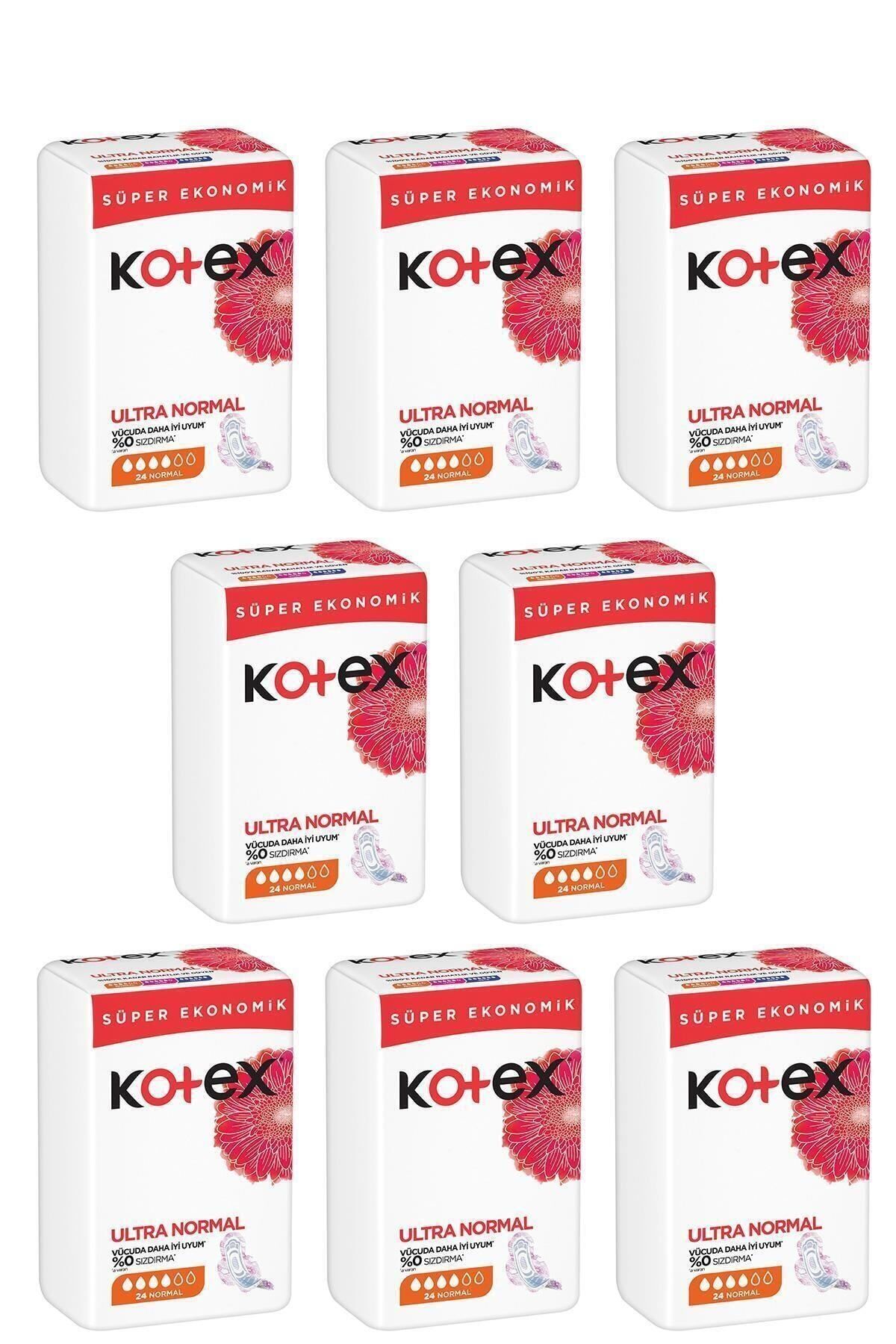Kotex Ultra Normal Ekonomik Paket 24 Lü X 8 Adet