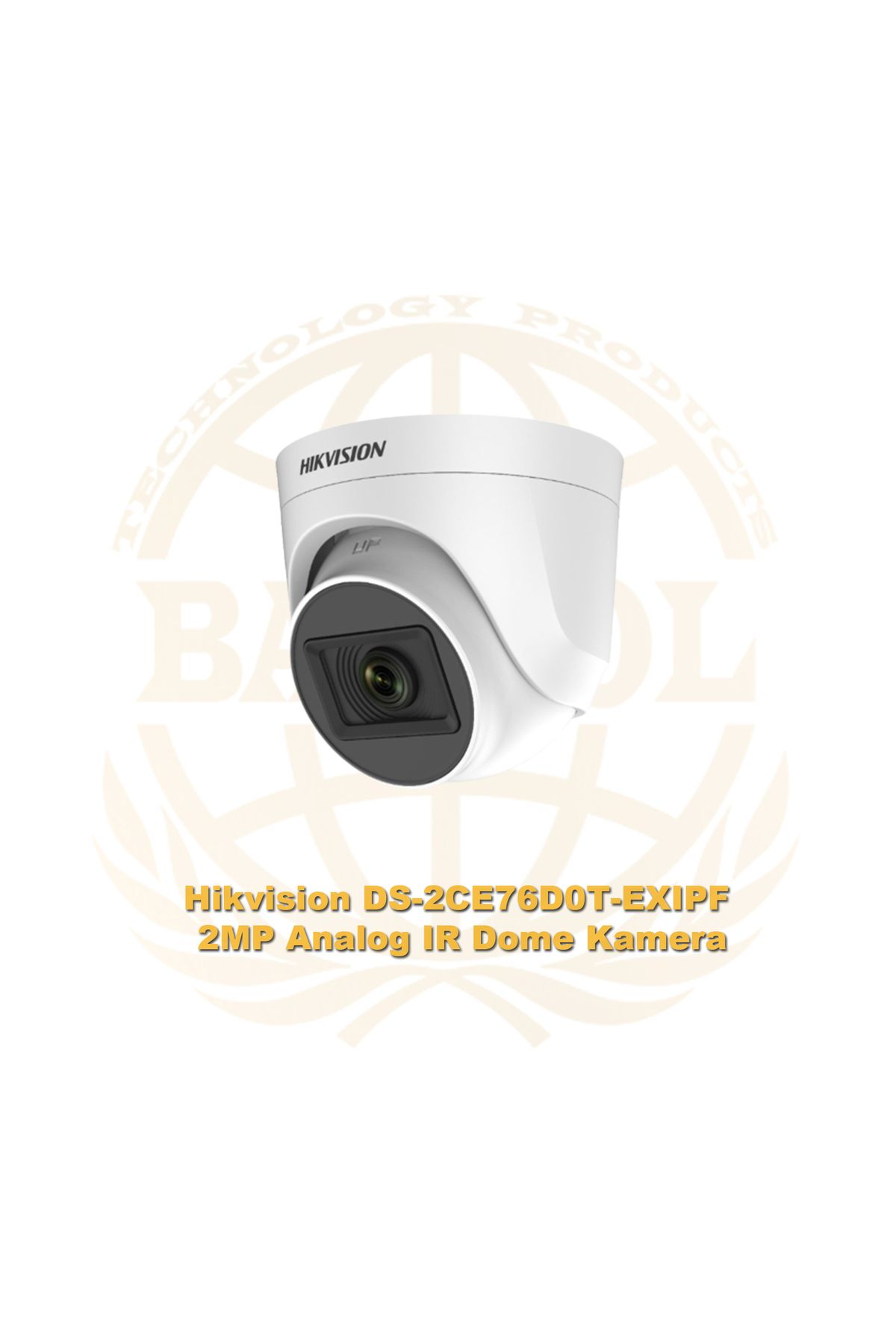 Hikvision DS-2CE76D0T-EXIPF 2MP Analog IR Dome Kamera