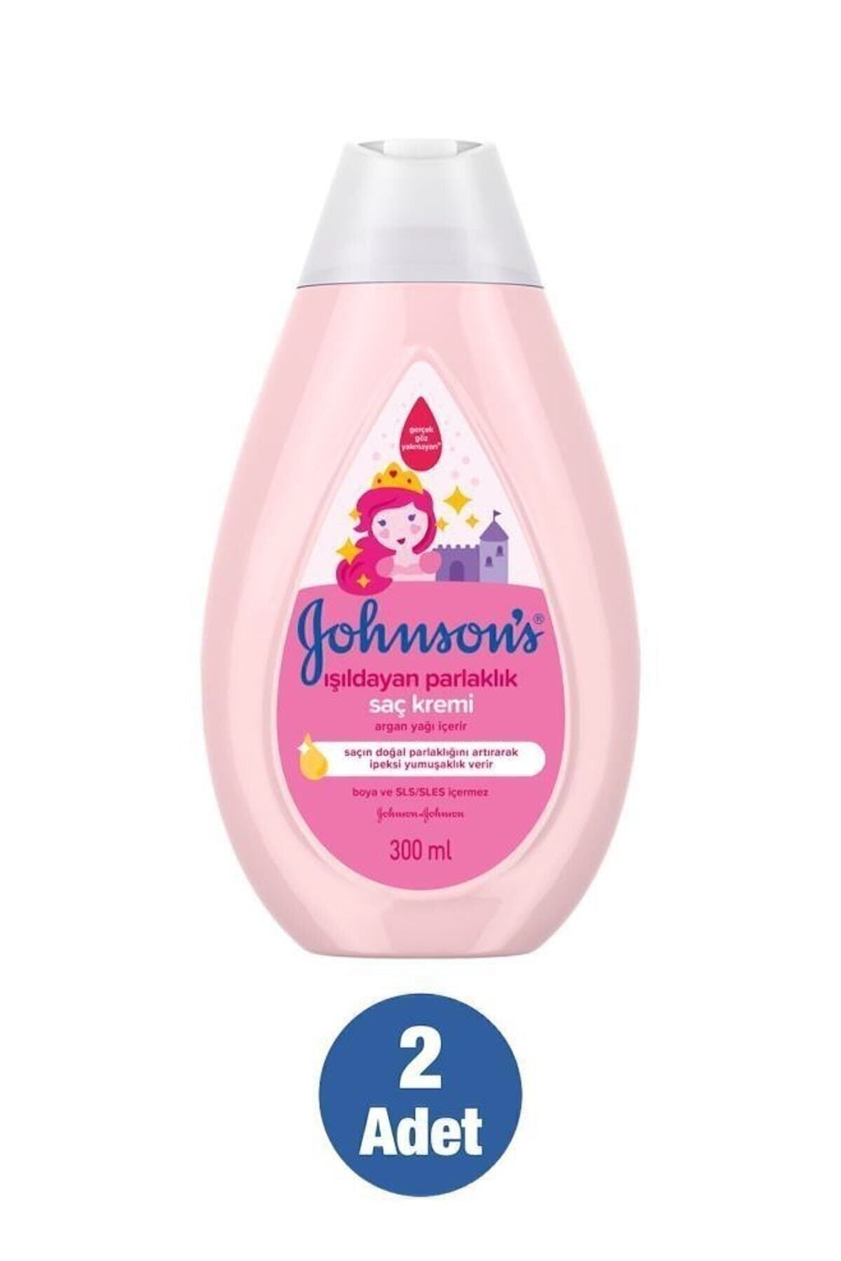 Johnson's Johnsons Baby Işıldayan Parlaklık Saç Kremi 300 ml X 2 Adet
