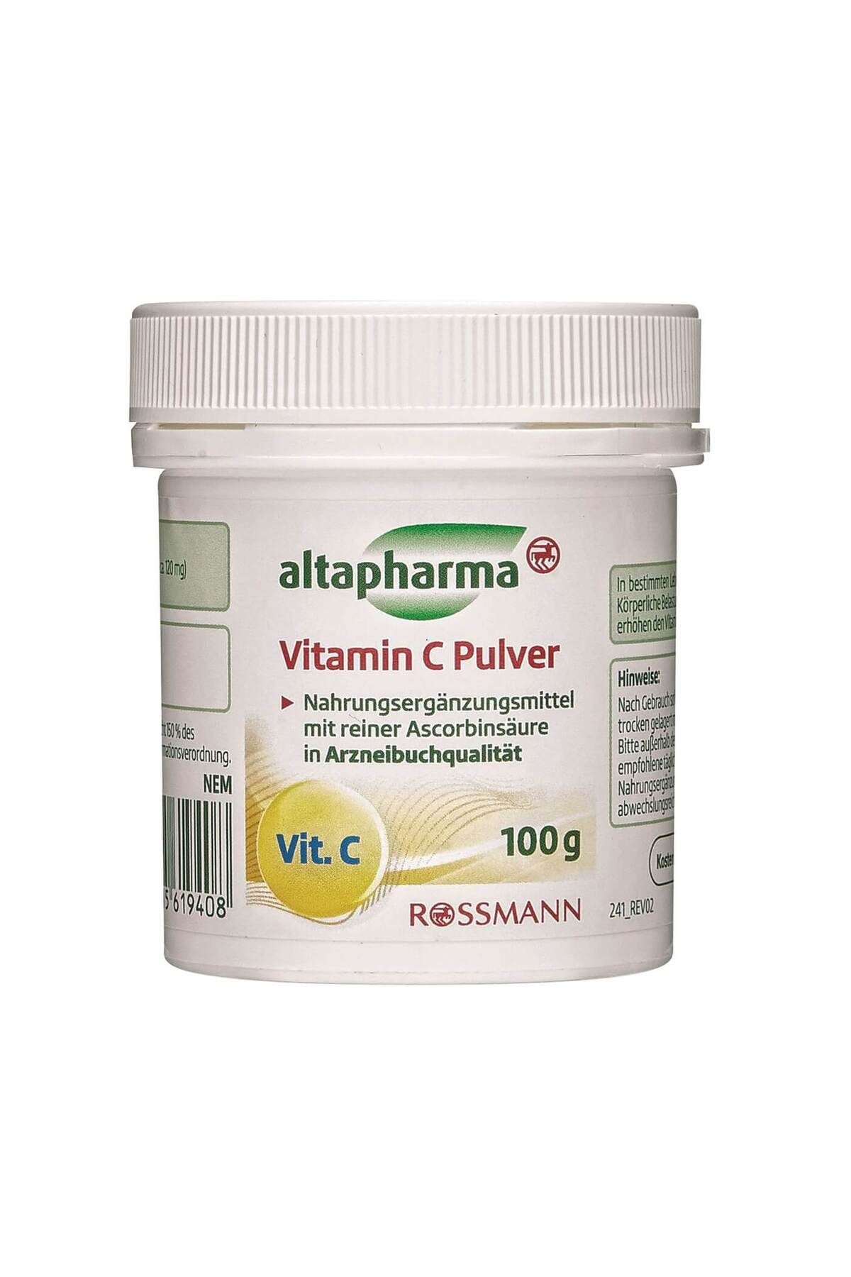 Altapharma Vitamin C Tozu İçeren Takviye Gıda 100 gr
