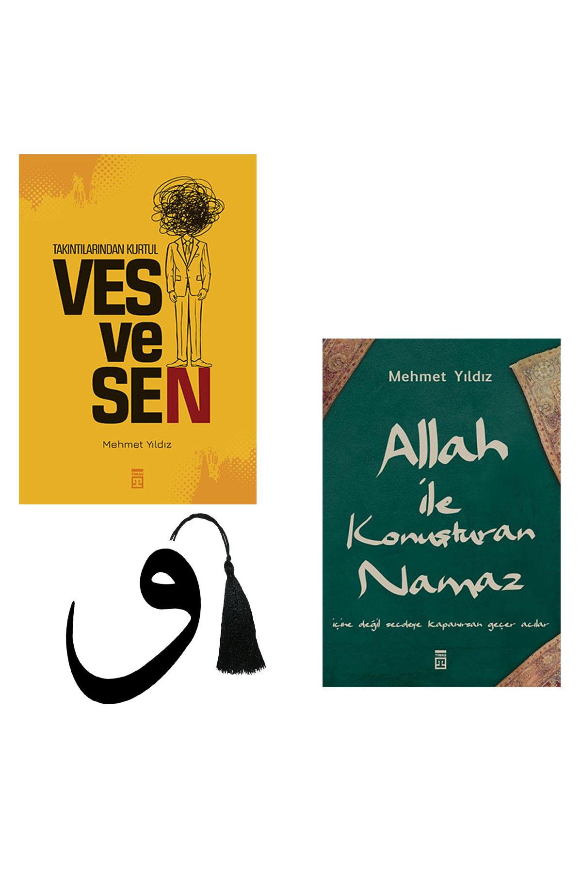Timaş Yayınları Mehmet Yıldız - takıntılarından kurtul - vesvesen - Allah ile konuşturan namaz -yrtılmaz ayraçhediye