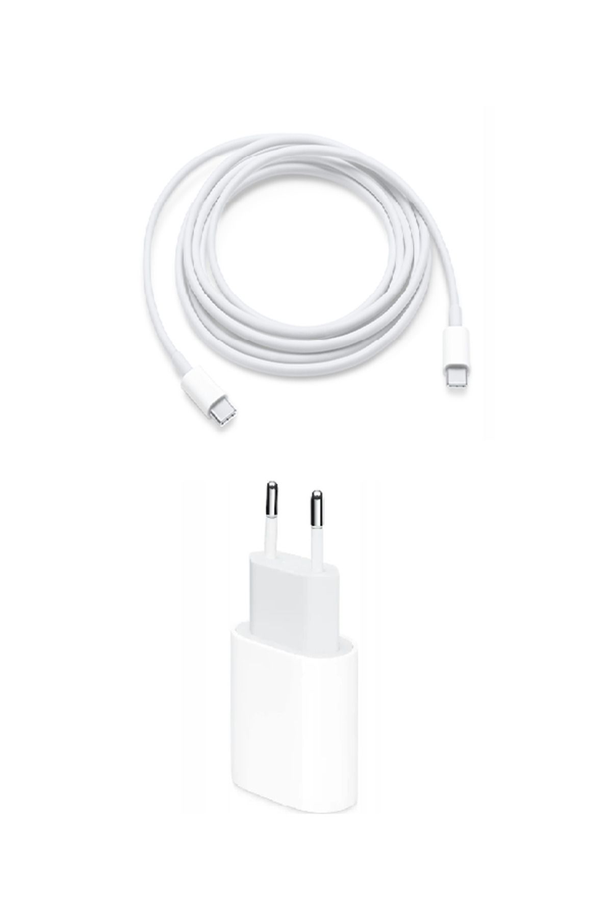 Apple iPhone 15 Plus için Uyumlu Adaptör ve Kablo Sarj Seti Orijinal