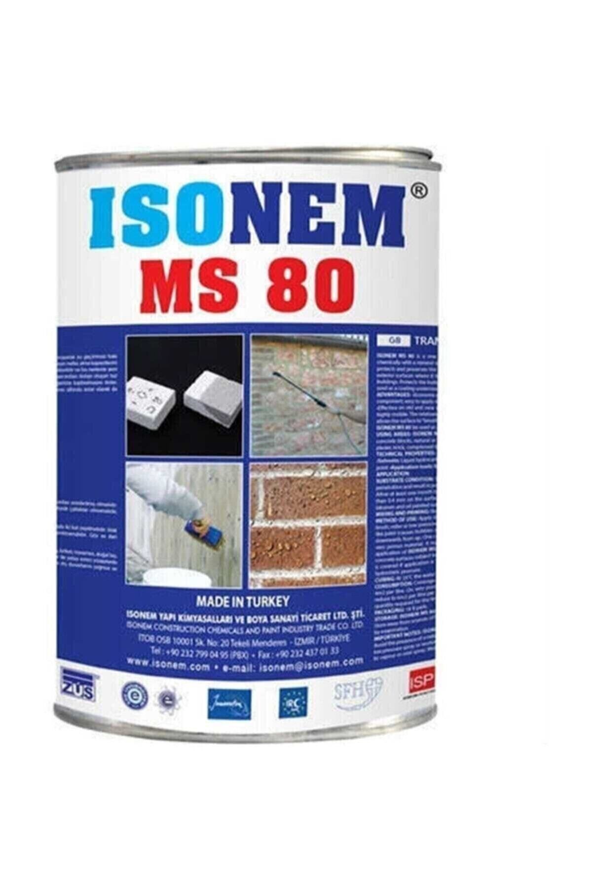 Isonem Ms 80 Doğal Görüntüyü Bozmayan Şeffaf Dış Cephe Su Yalıtımı 3.5 lt