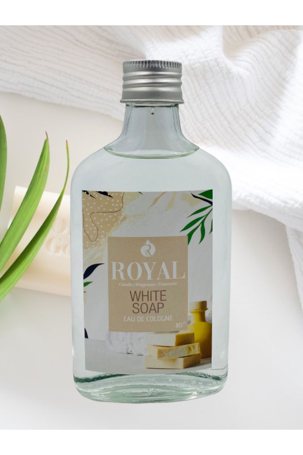 Royal Mum Kolonya White Soap ( Beyaz Sabun ) 200 ml Eau De
