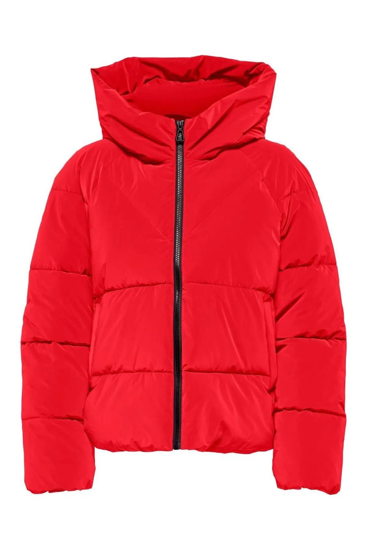Only 15318451 Only Onlece Puffer Jacket Cs Otw Kadın Ceket High Risk Red