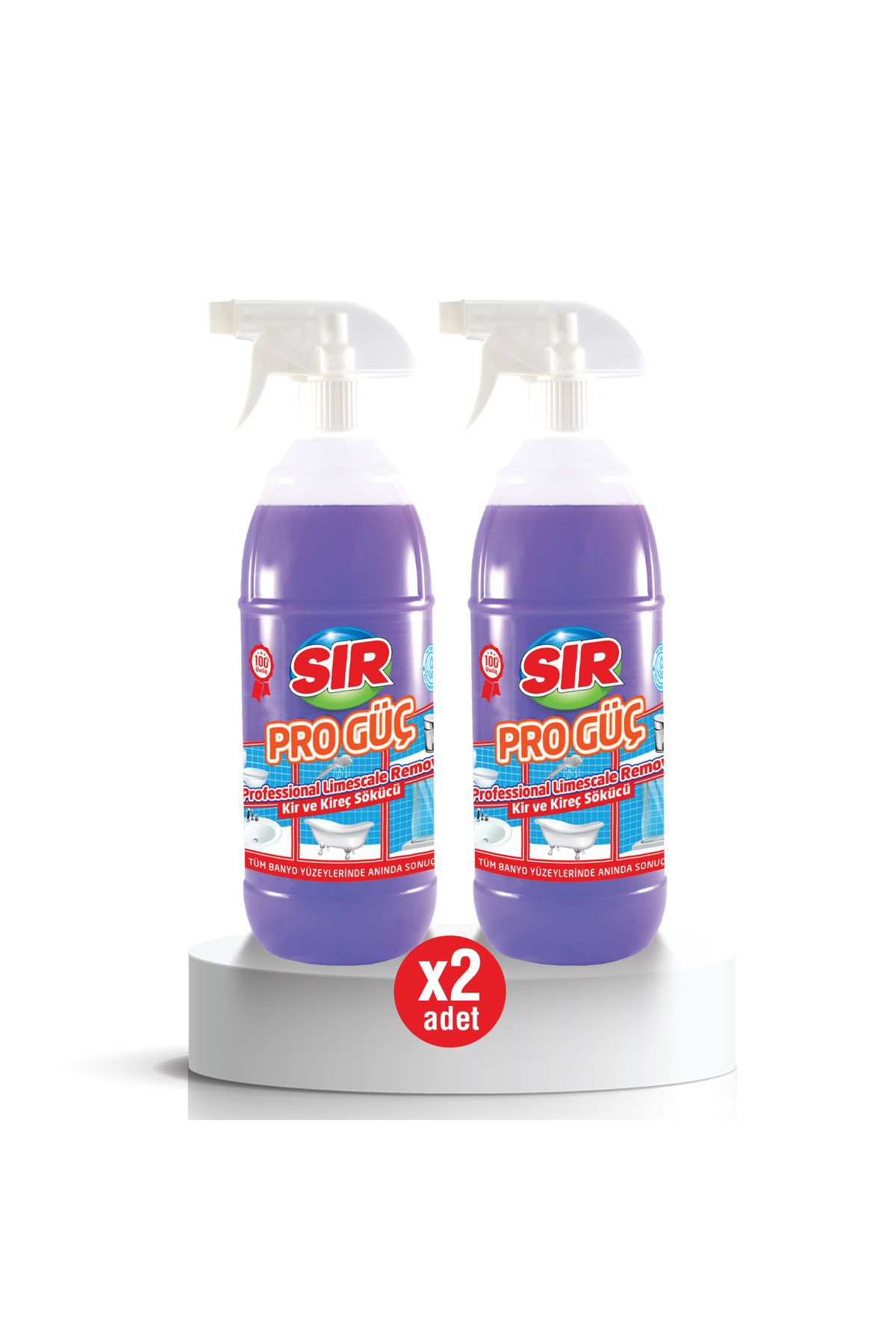 Sır Pro Güç Kir Ve Kireç Sökücü 1000 Ml 2'li